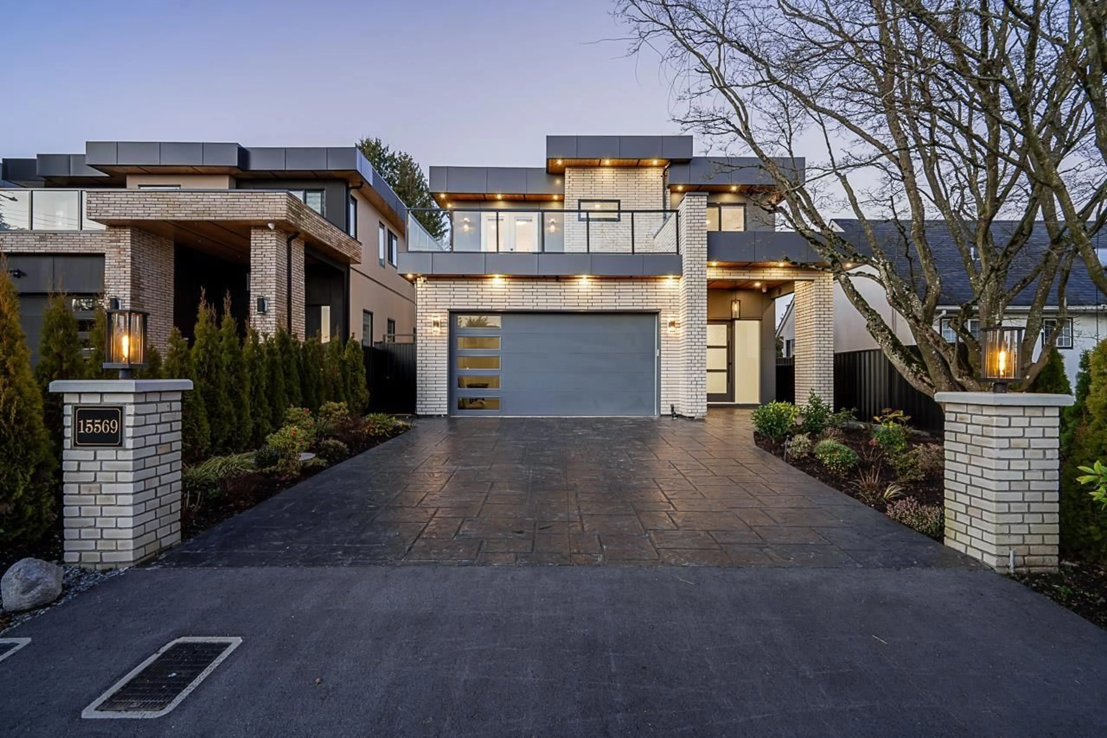 Home with brick exterior material, street for 15569 OXENHAM AVENUE, White Rock British Columbia V4B2J2