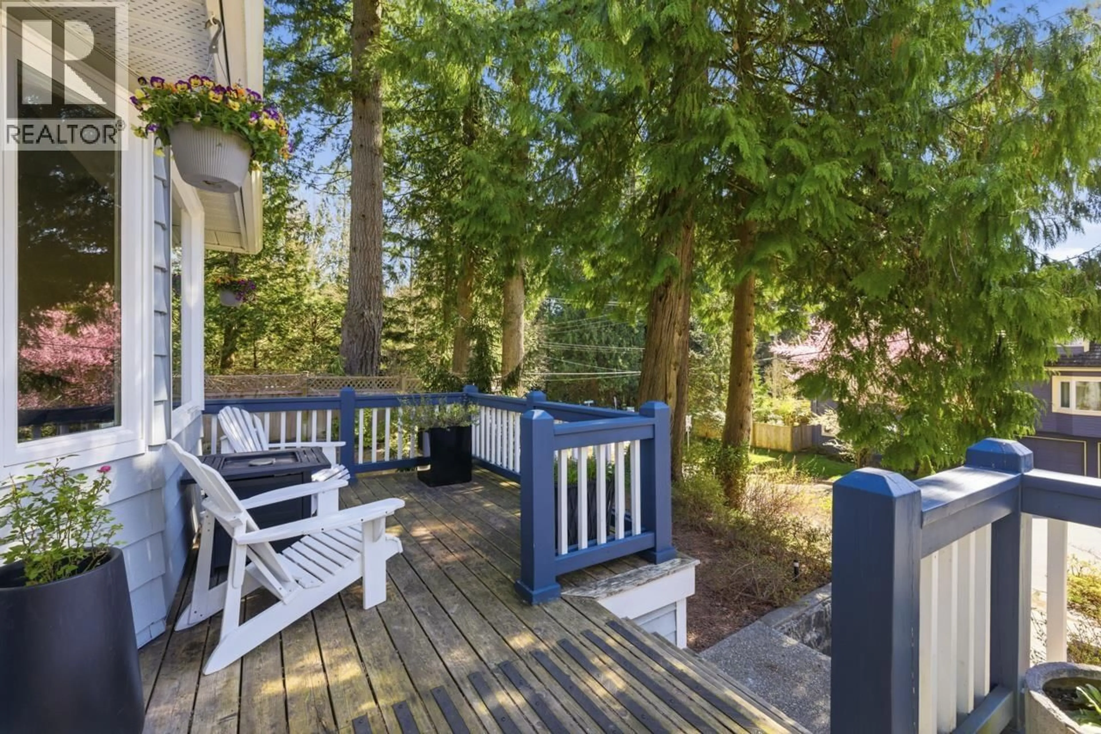 Patio, forest/trees view for 1762 EVELYN STREET, North Vancouver British Columbia V7K1V1