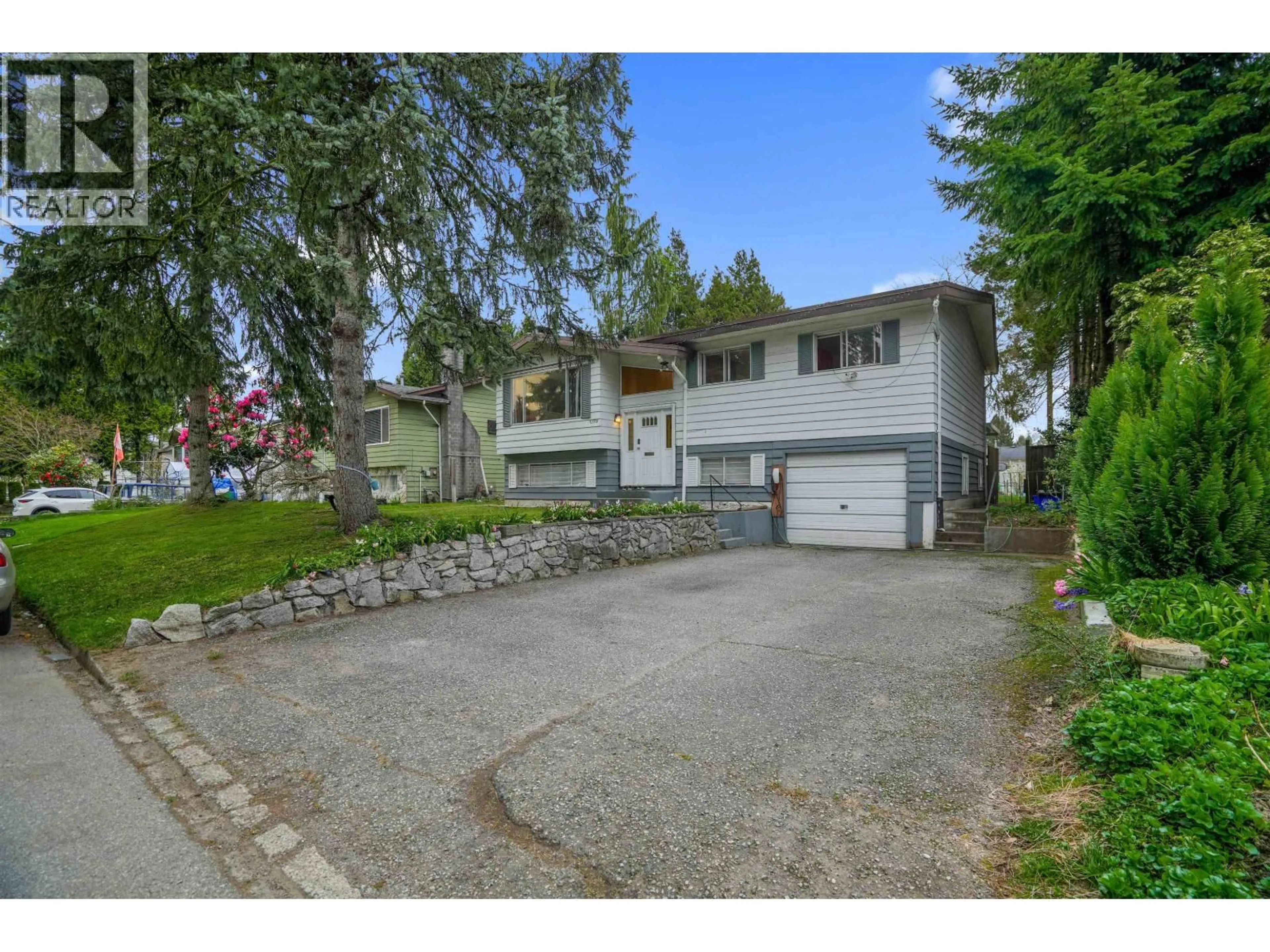 A pic from outside/outdoor area/front of a property/back of a property/a pic from drone, street for 12110 GREENWELL STREET, Maple Ridge British Columbia V2X7N1