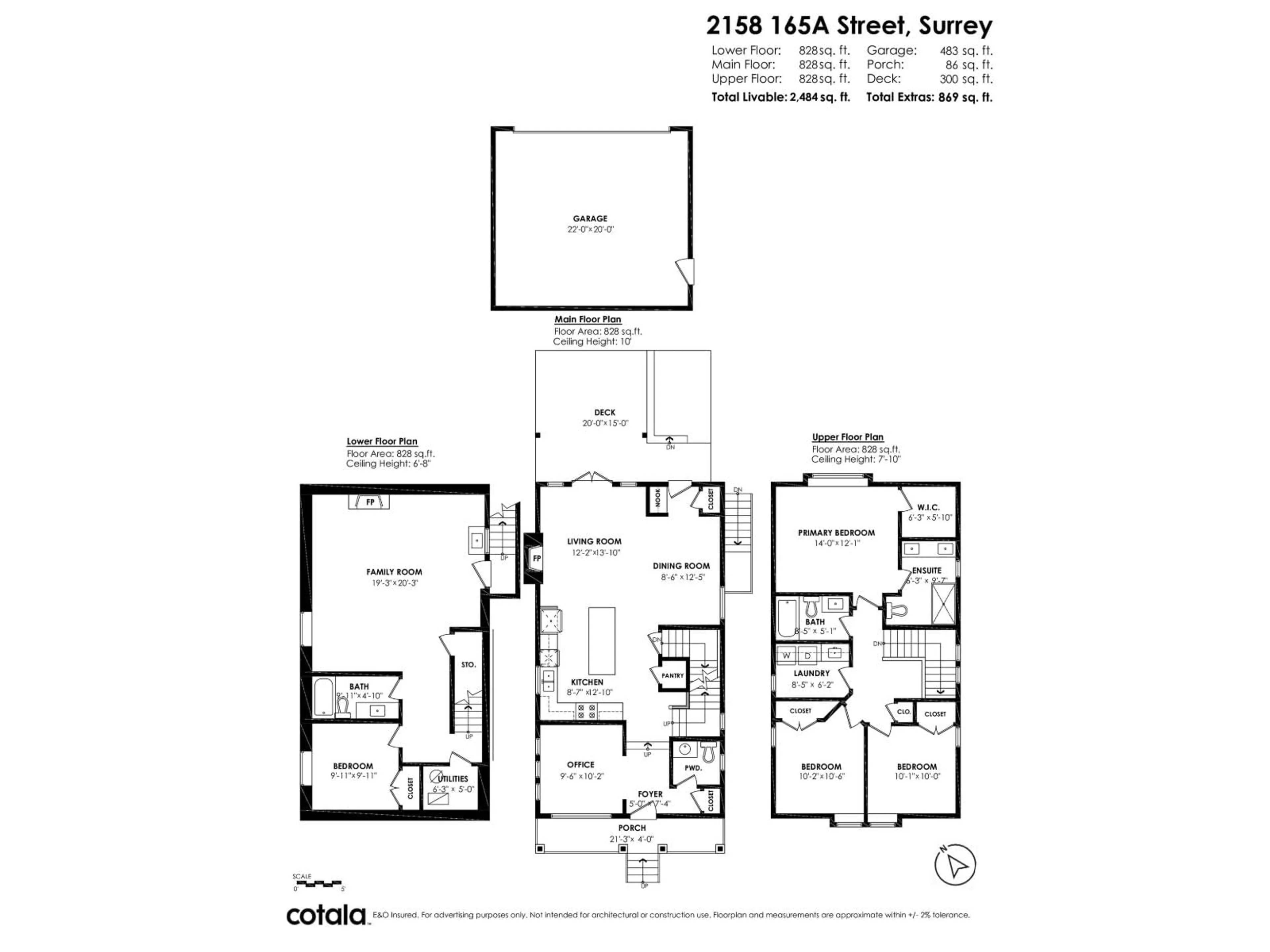 Floor plan for 2158 165A STREET, White Rock British Columbia V3Z0V7