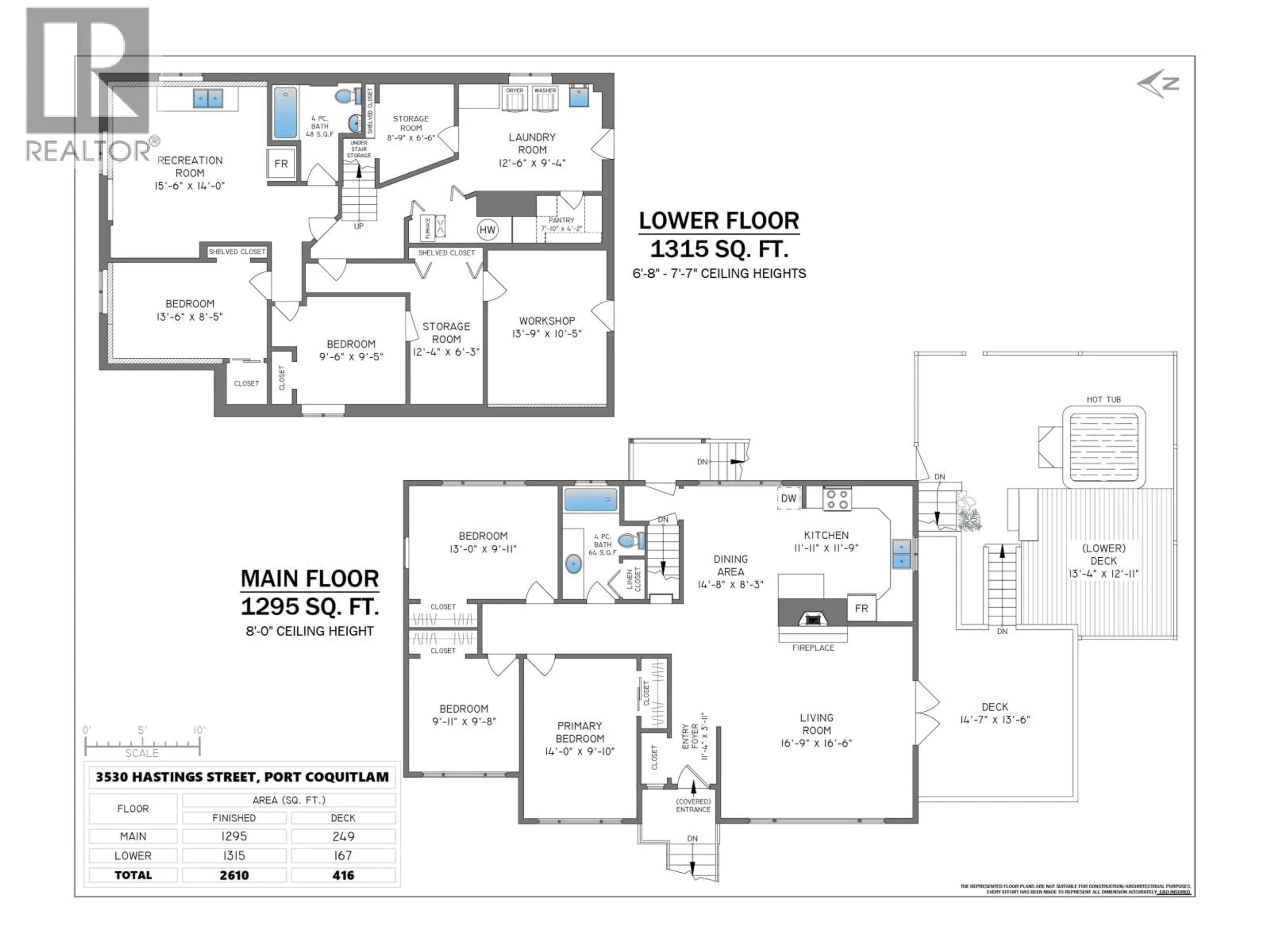 Floor plan for 3530 HASTINGS STREET, Port Coquitlam British Columbia V3B4N4