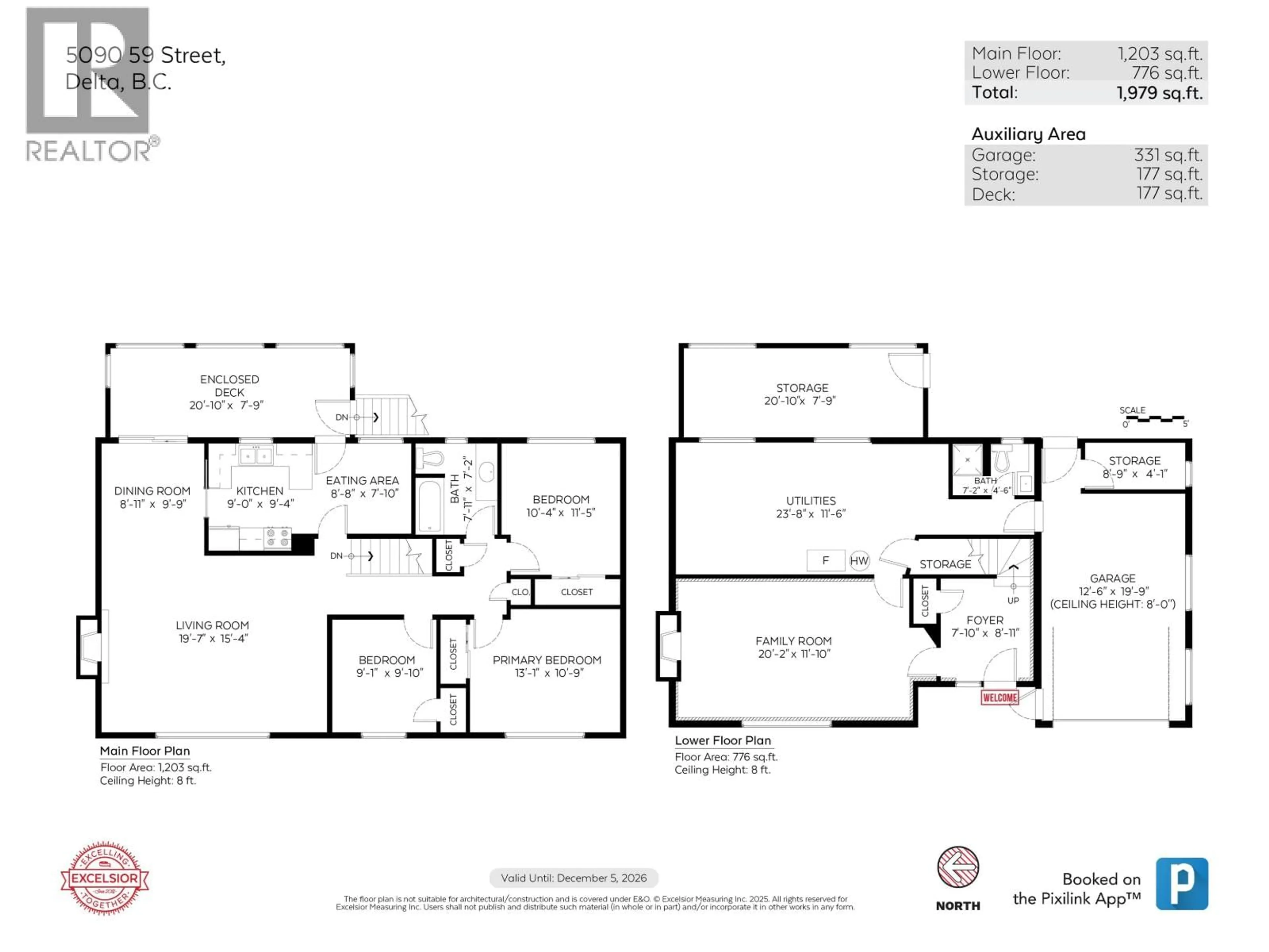 Floor plan for 5090 59 STREET, Ladner British Columbia V4K3J7