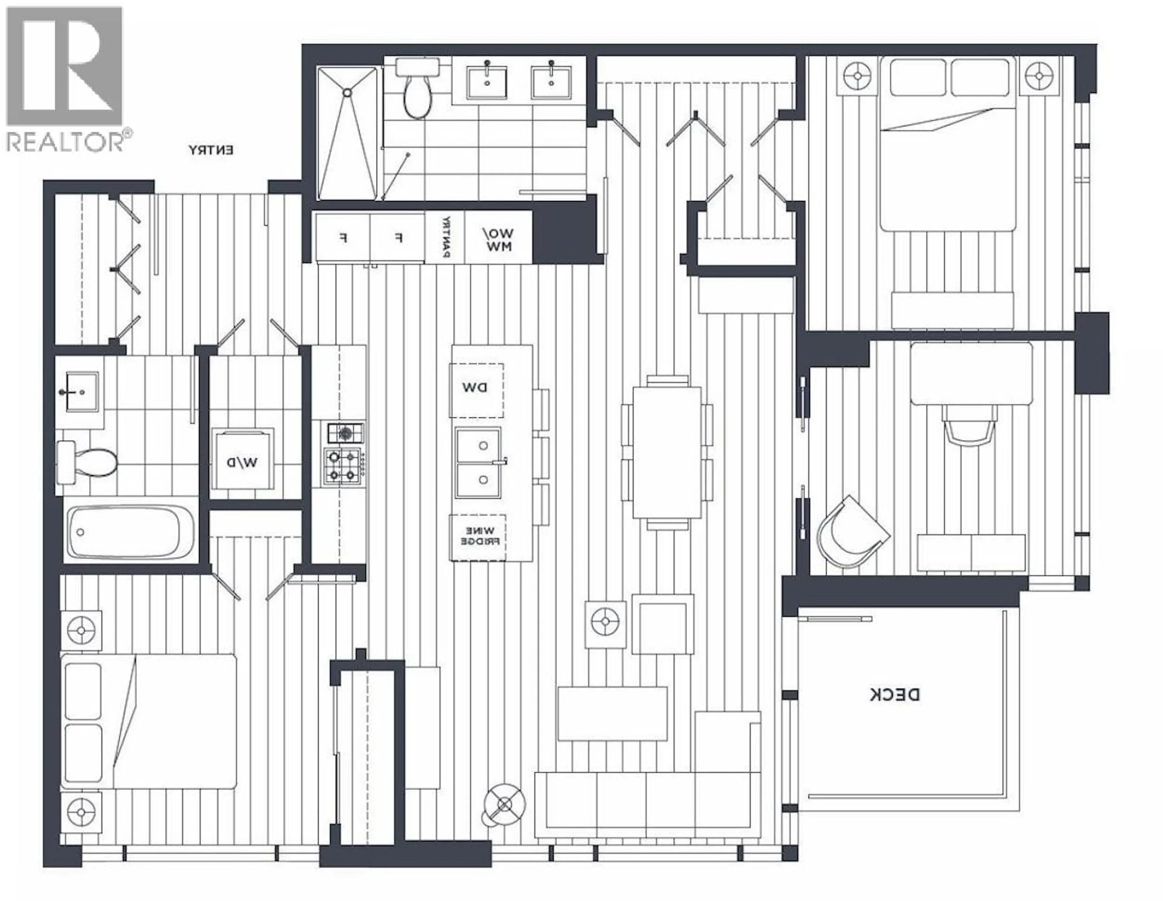 Floor plan for 4501 - 1188 PINETREE WAY, Coquitlam British Columbia V3B0K9