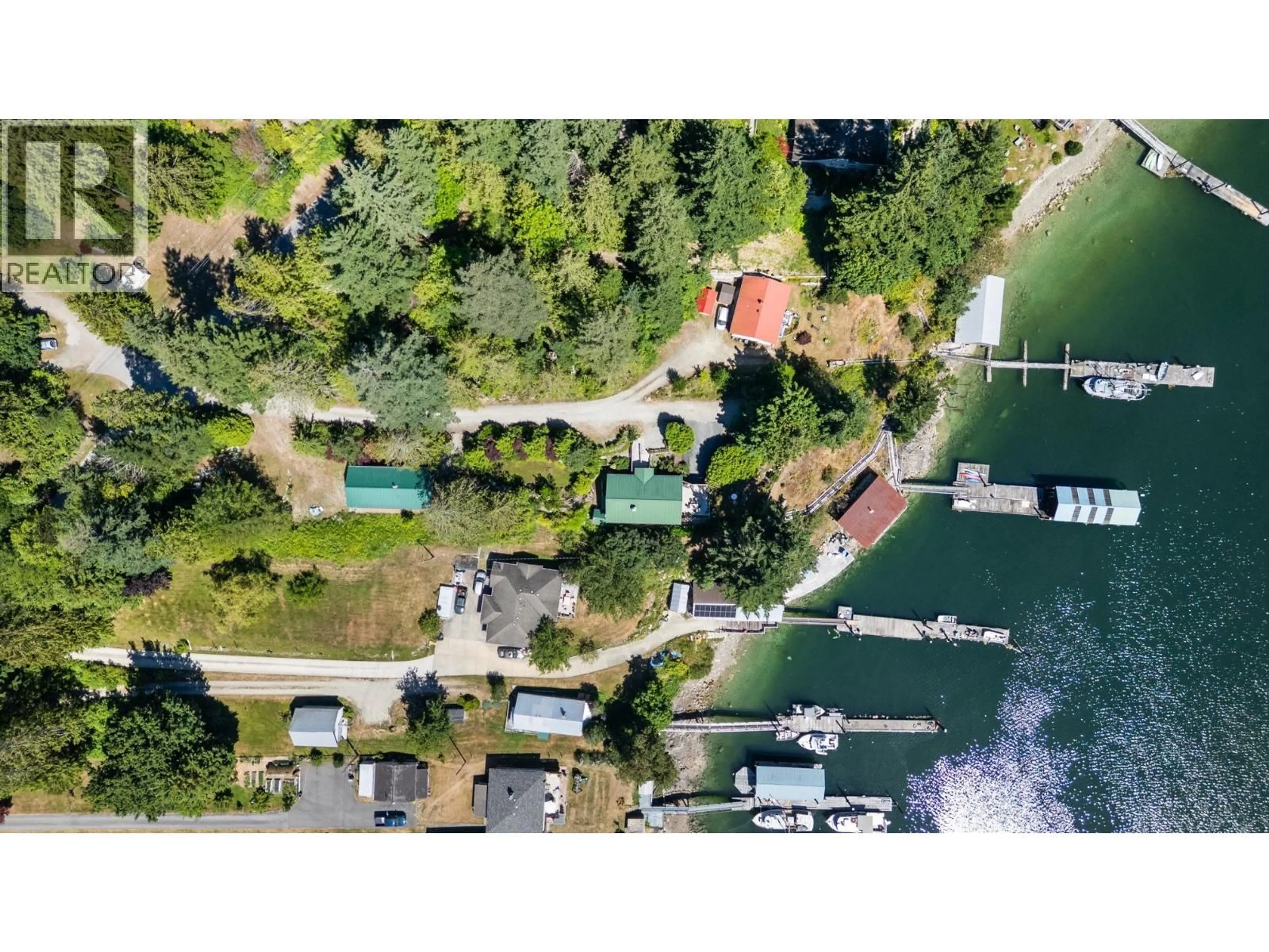 A pic from outside/outdoor area/front of a property/back of a property/a pic from drone, water/lake/river/ocean view for 4371 FRANCIS PENINSULA ROAD, Madeira Park British Columbia V0N2H1