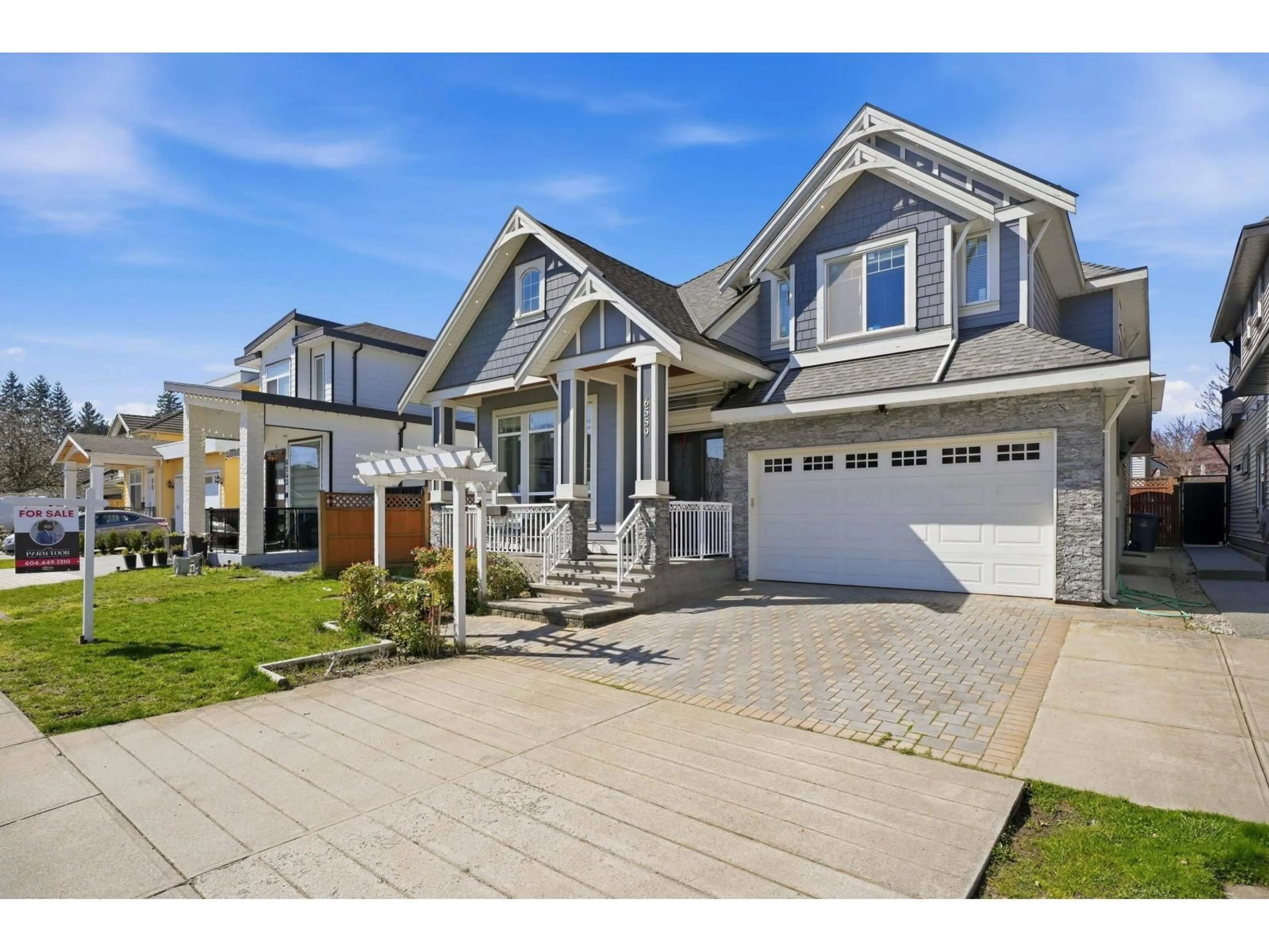 Home with vinyl exterior material, street for 6559 142 STREET, Surrey British Columbia V3W5M5