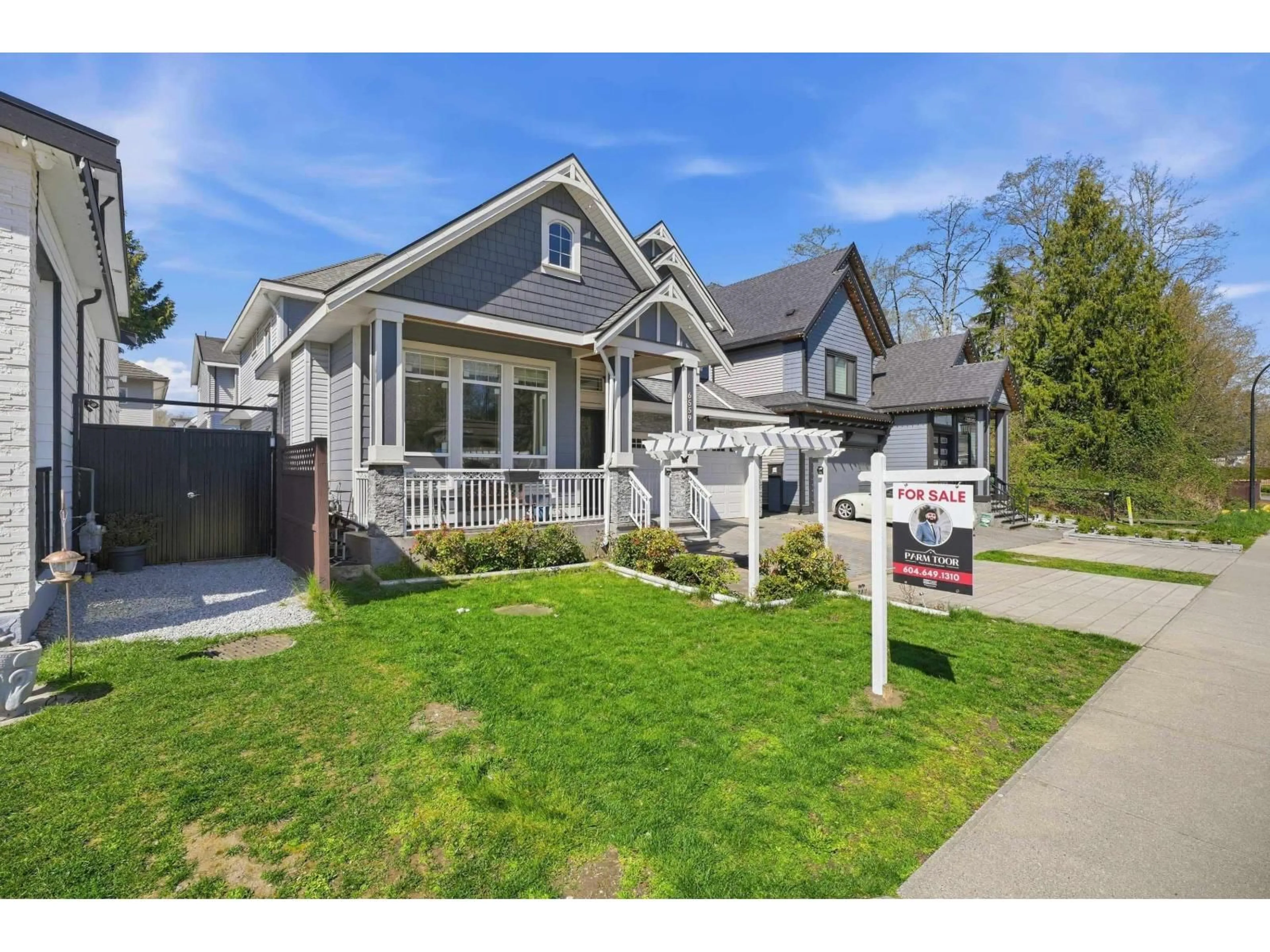 Home with vinyl exterior material, street for 6559 142 STREET, Surrey British Columbia V3W5M5
