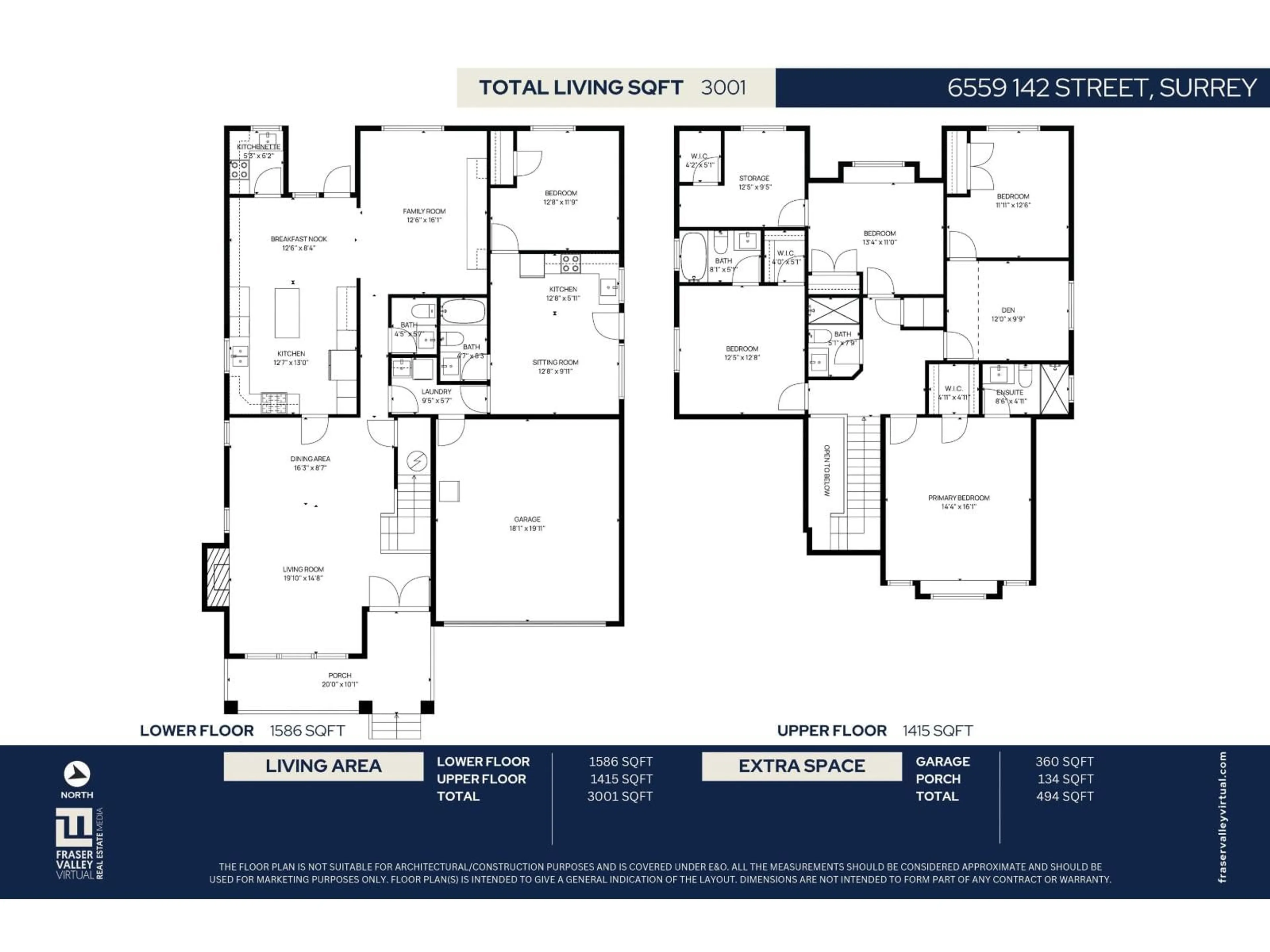 Floor plan for 6559 142 STREET, Surrey British Columbia V3W5M5
