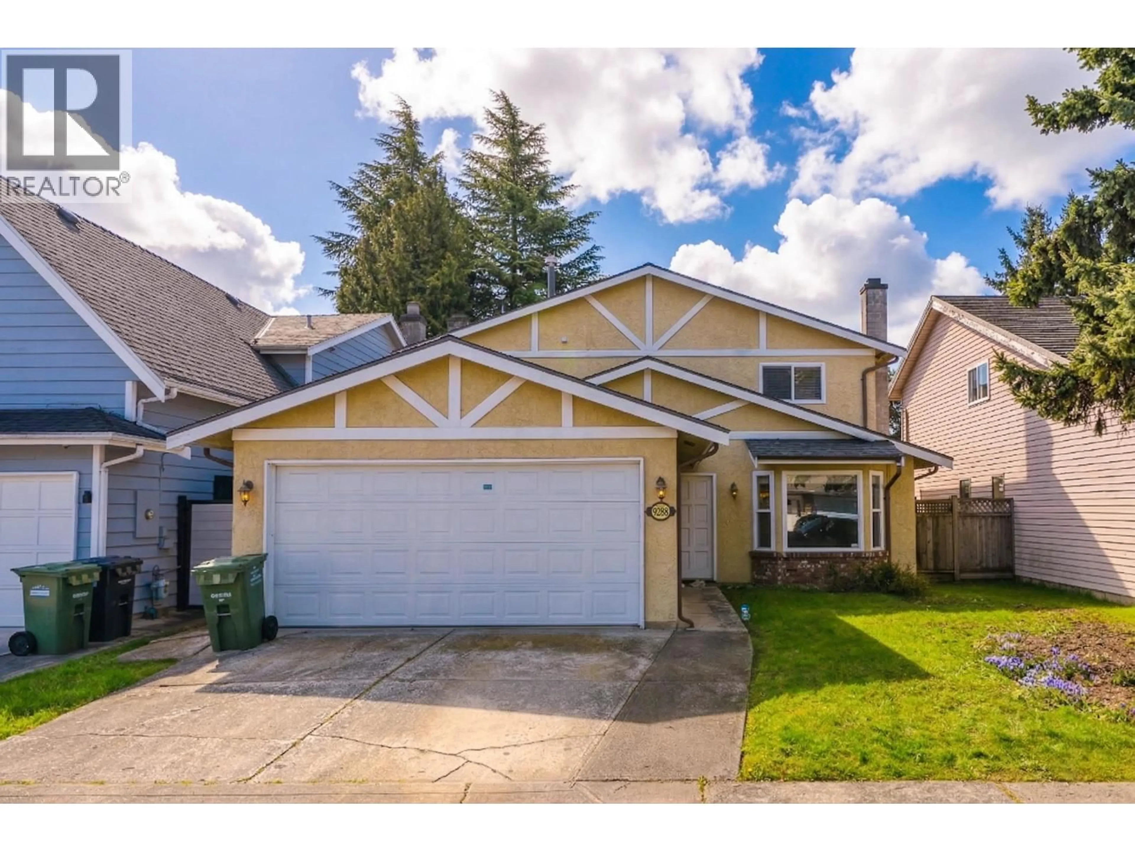 Home with vinyl exterior material, street for 9288 ROMANIUK DRIVE, Richmond British Columbia V7E5G7