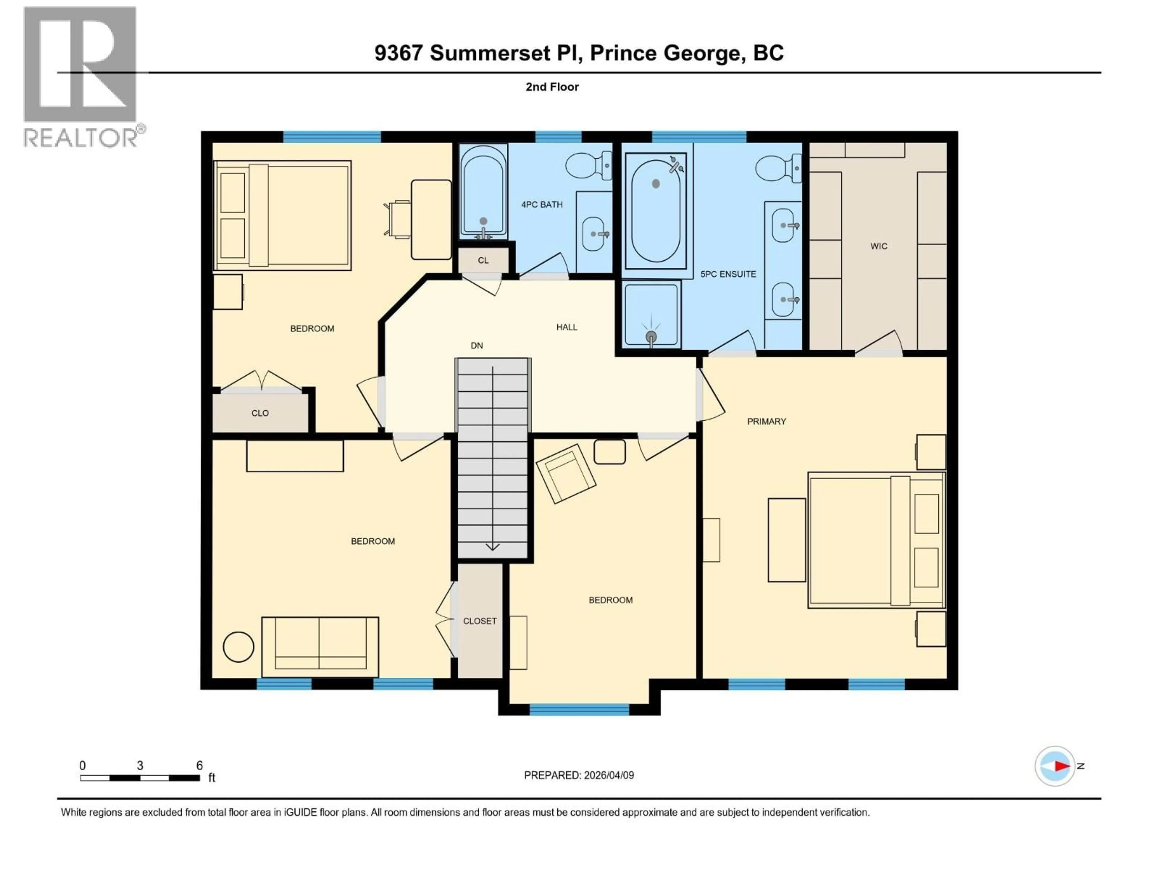 Floor plan for 9367 SUMMERSET PLACE, Prince George British Columbia V2K5A1