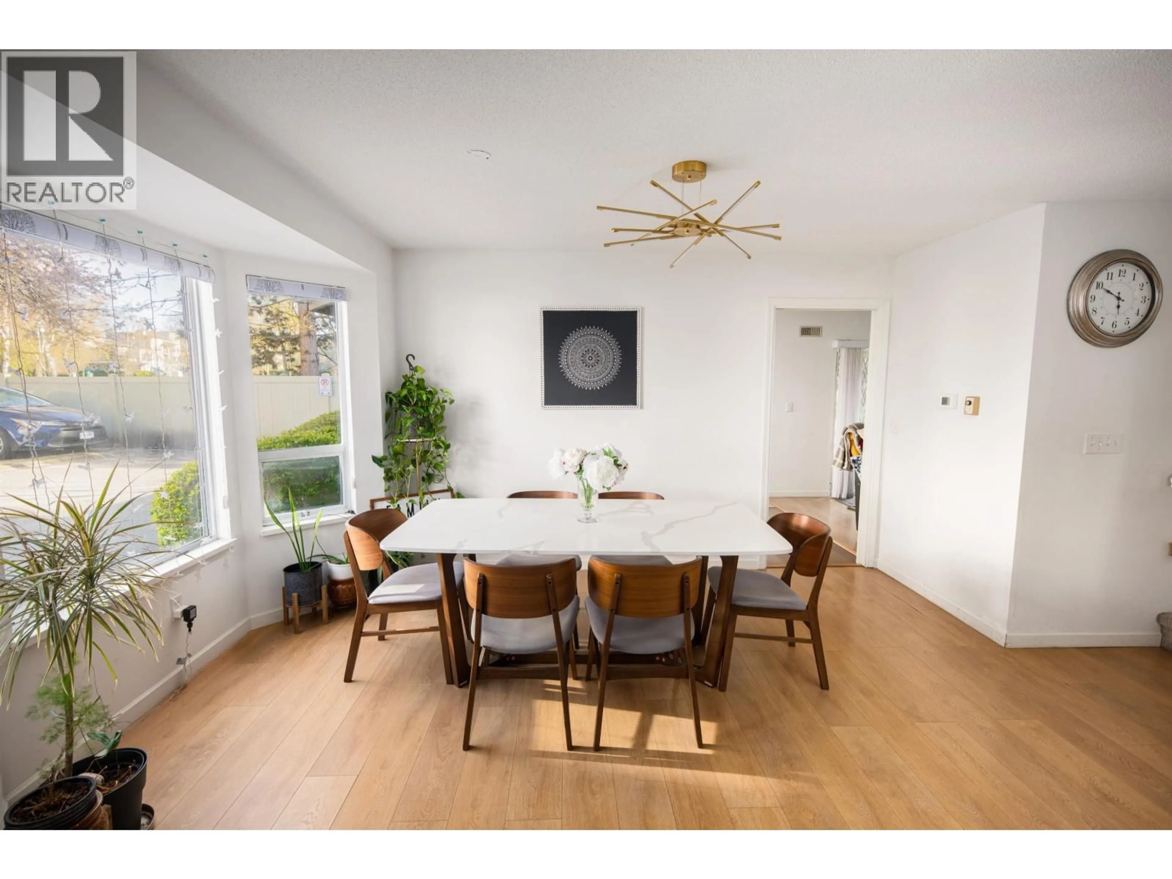 Dining room, wood/laminate floor for 54 - 8120 GENERAL CURRIE ROAD, Richmond British Columbia V6Y3V8