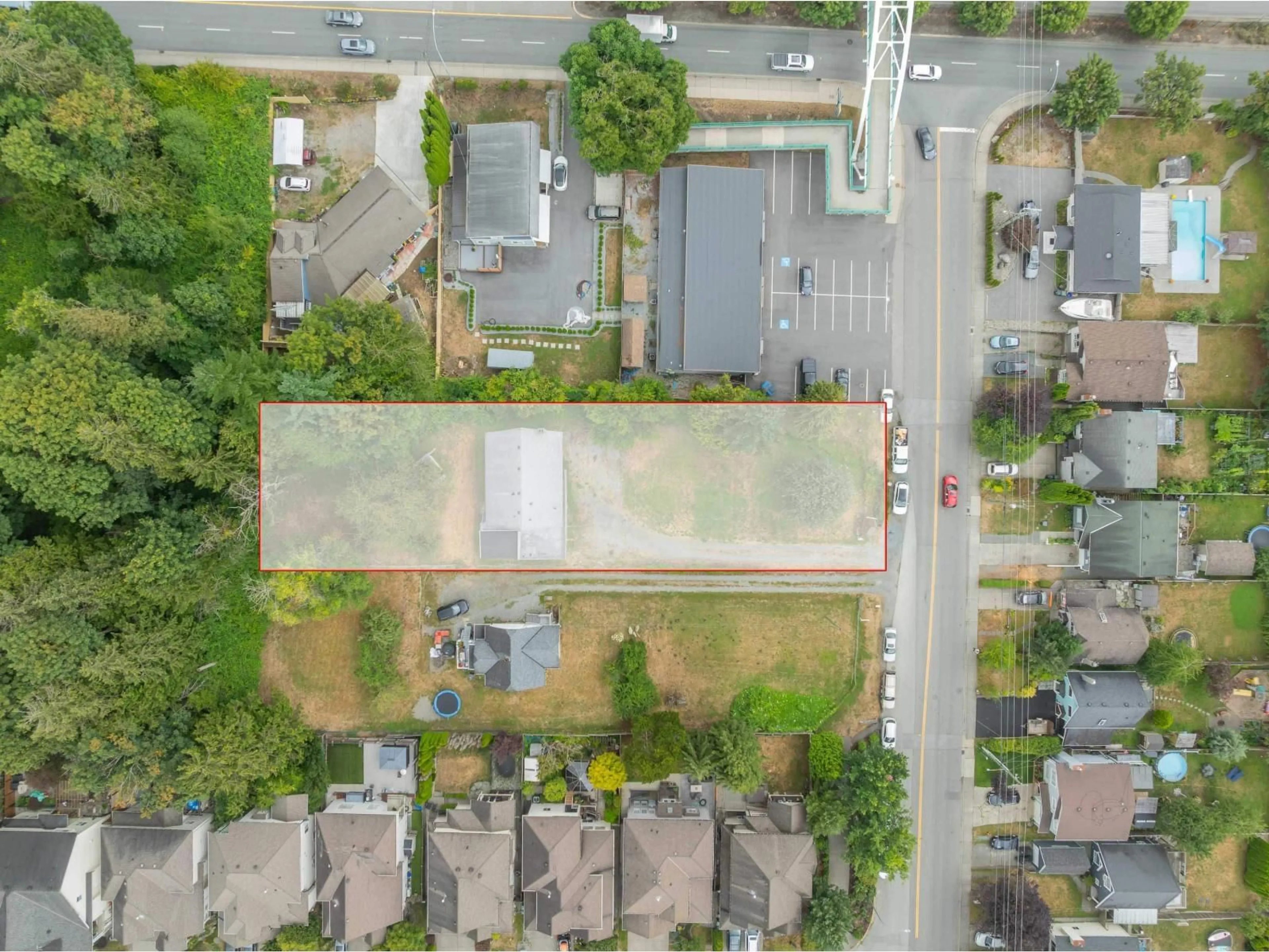 A pic from outside/outdoor area/front of a property/back of a property/a pic from drone, street for 19983 68 AVENUE, Langley British Columbia V2Y2W5