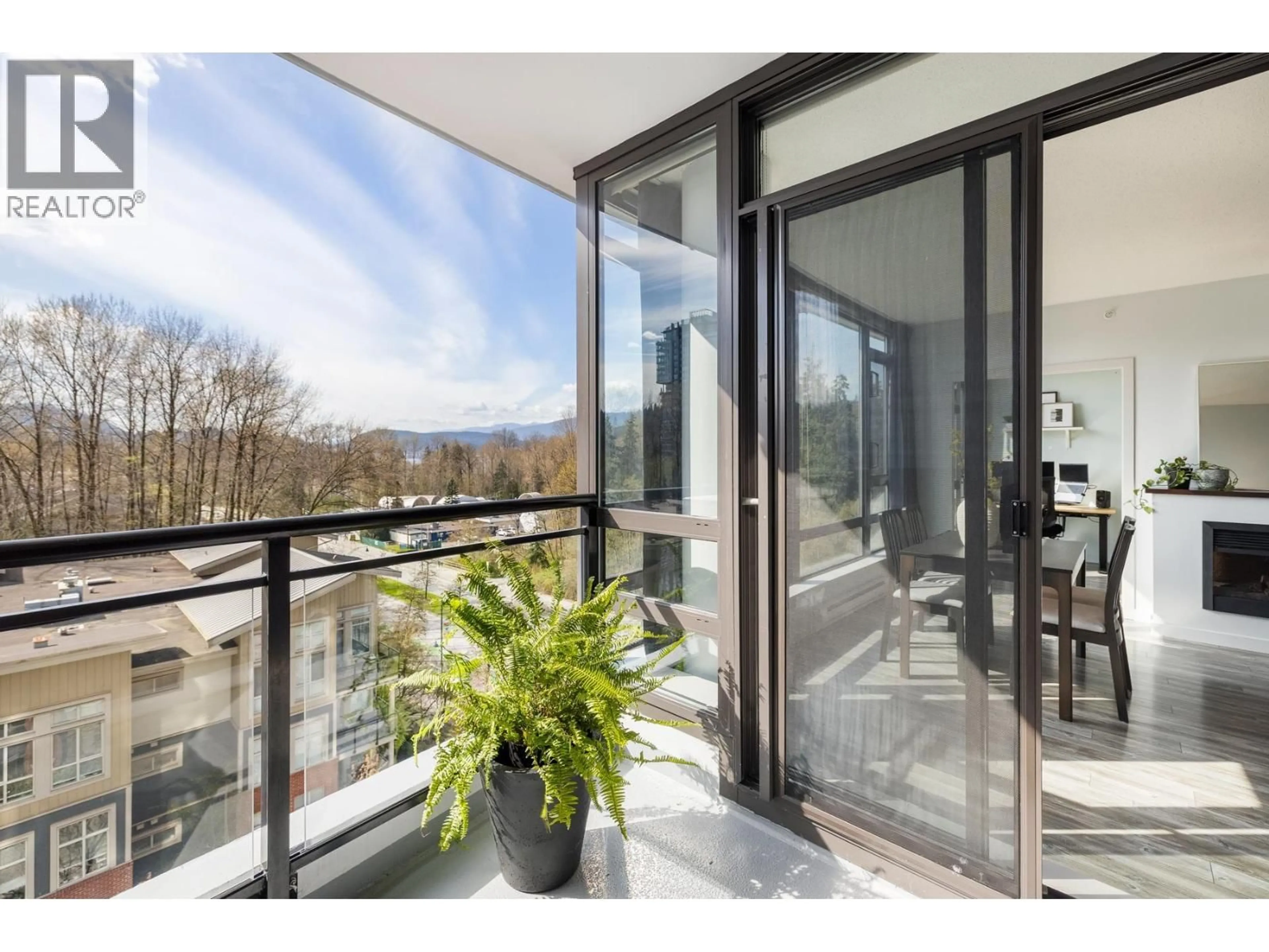 Balcony in the apartment, unknown for 605 - 110 BREW STREET, Port Moody British Columbia V3H0E4