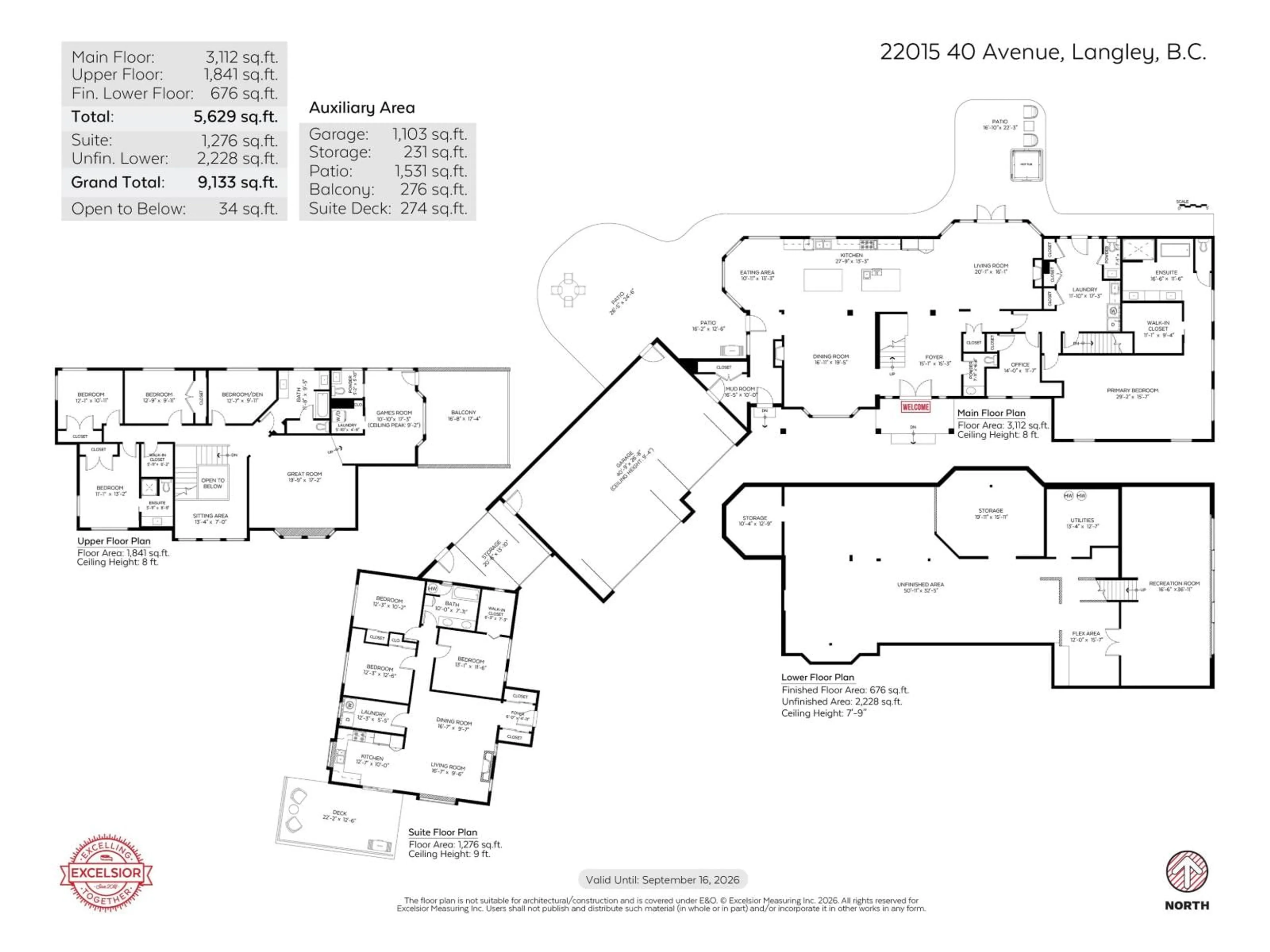 Floor plan for 22015 40 AVENUE, Langley British Columbia V2Z1N7