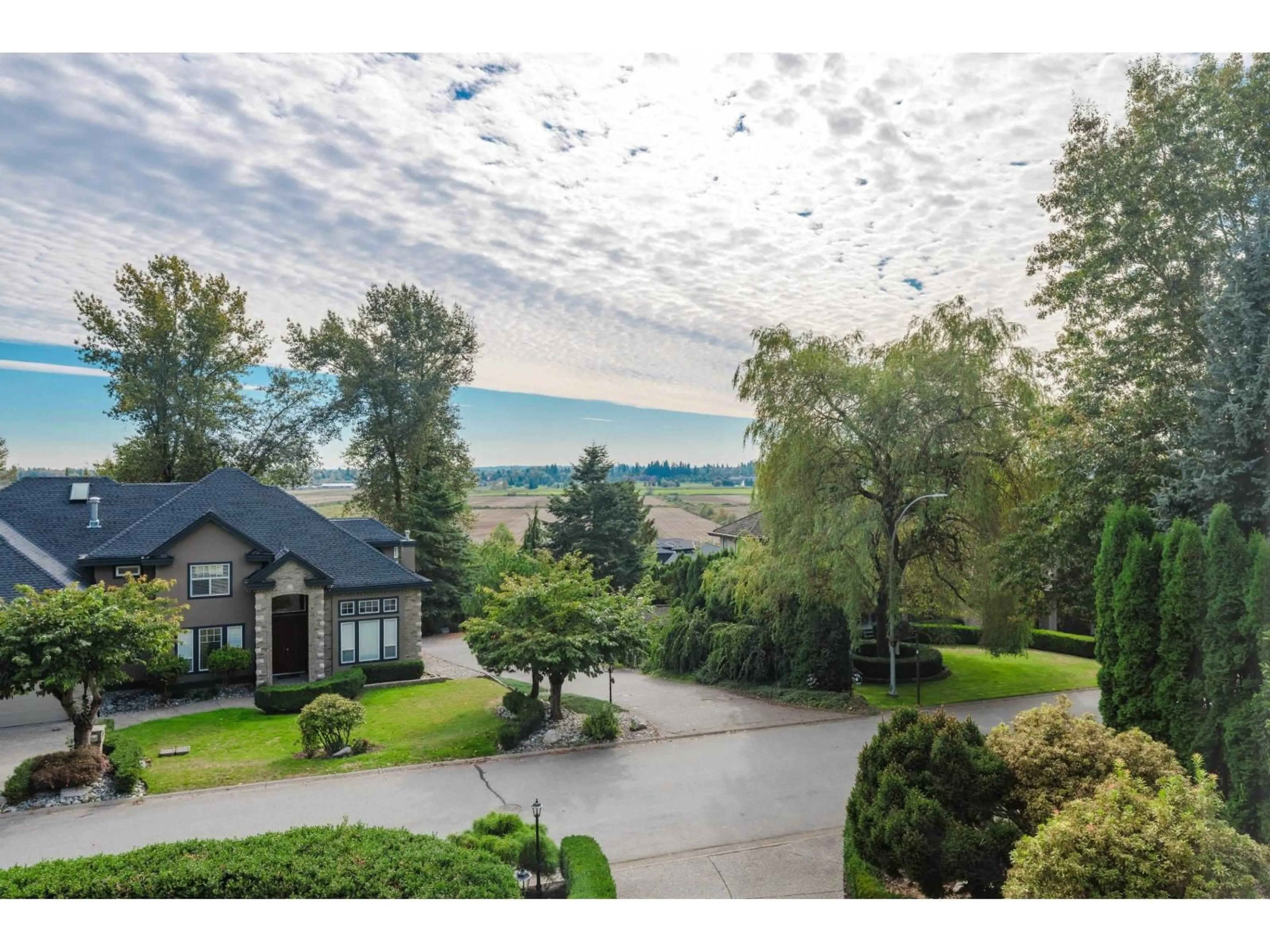 A pic from outside/outdoor area/front of a property/back of a property/a pic from drone, water/lake/river/ocean view for 16683 77 AVENUE, Surrey British Columbia V4N0L3