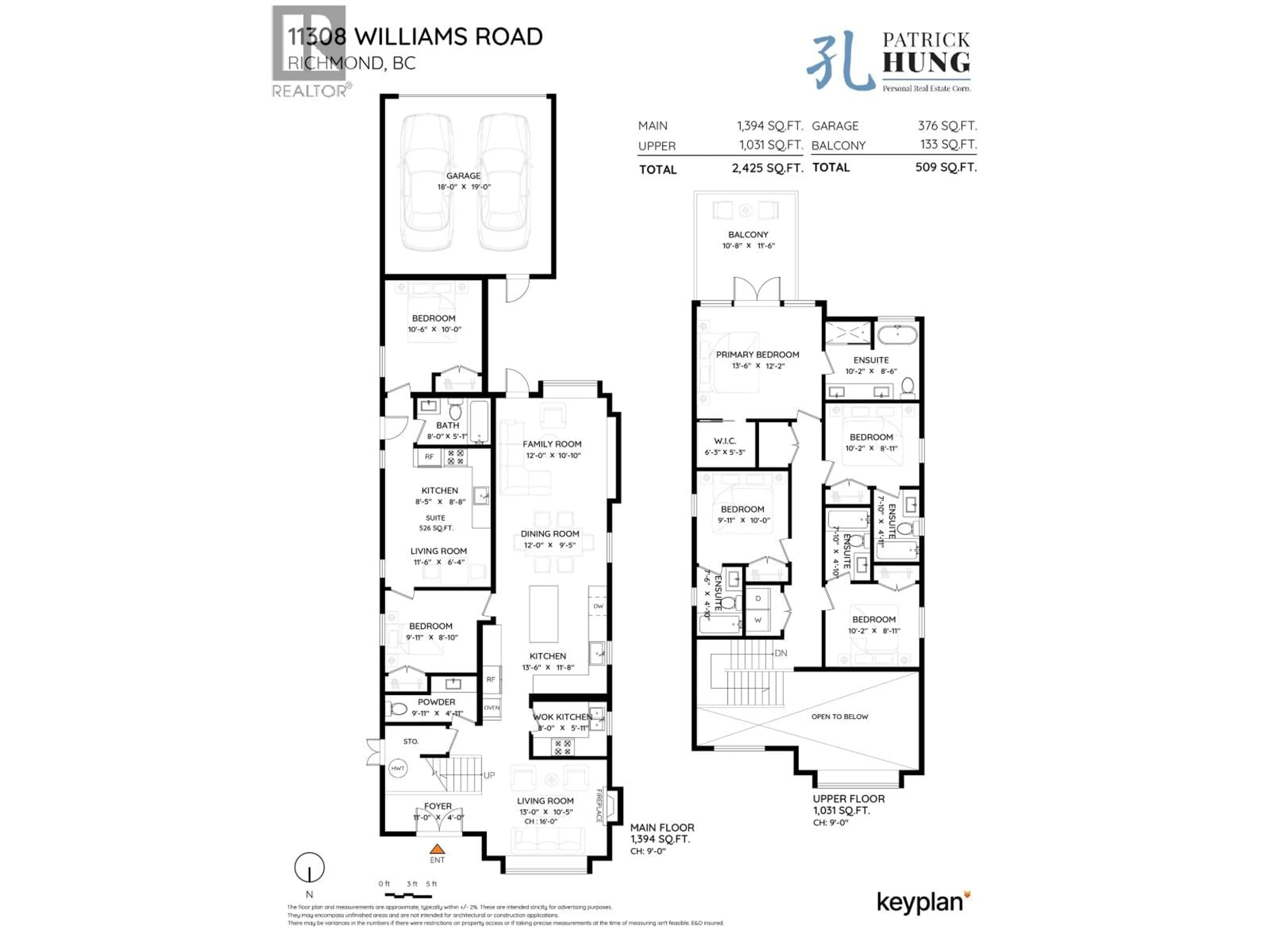 Floor plan for 11308 WILLIAMS ROAD, Richmond British Columbia V7A1J1