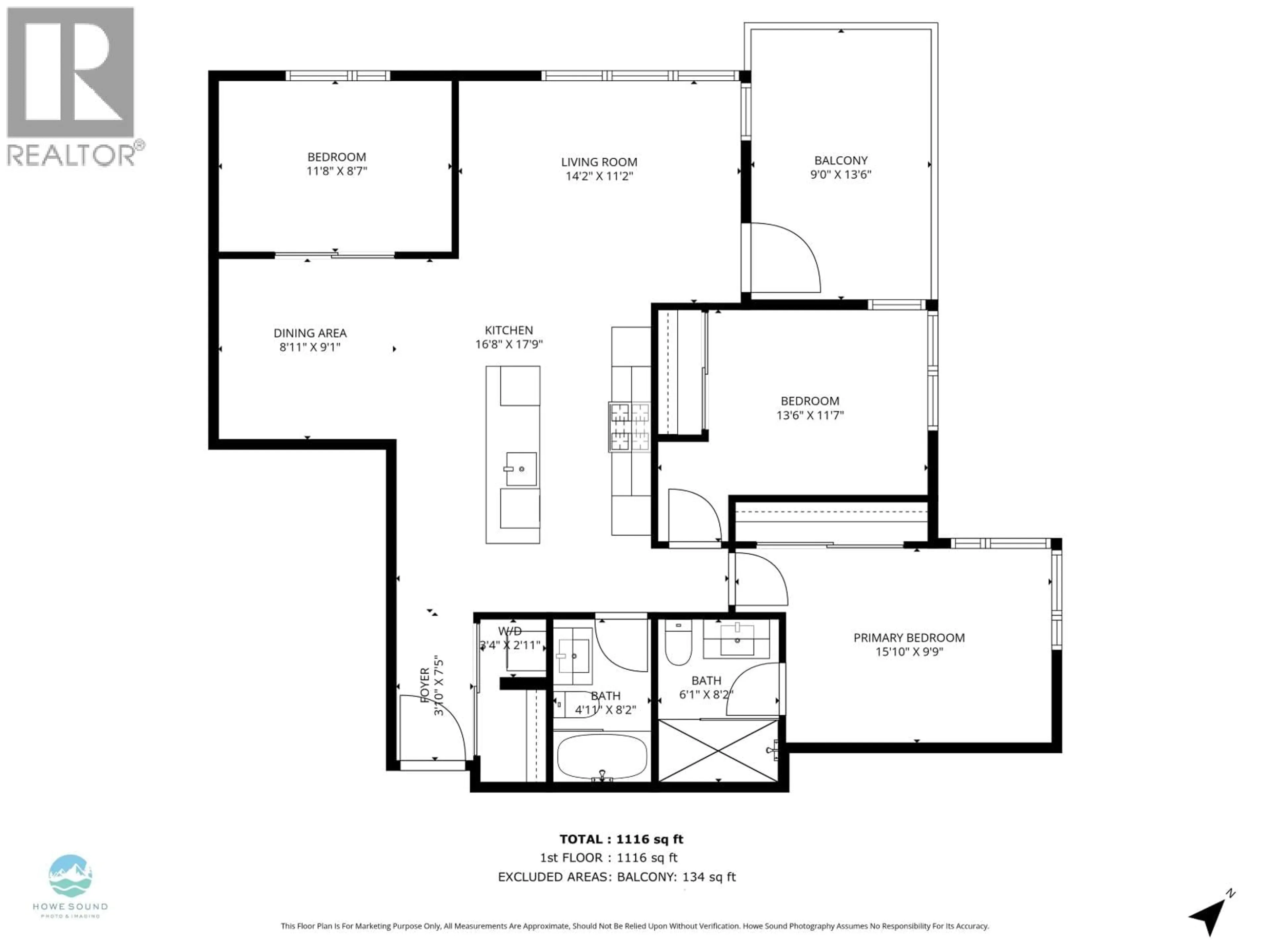 Floor plan for 615 - 1504 SCOTT CRESCENT, Squamish British Columbia V0N3G0