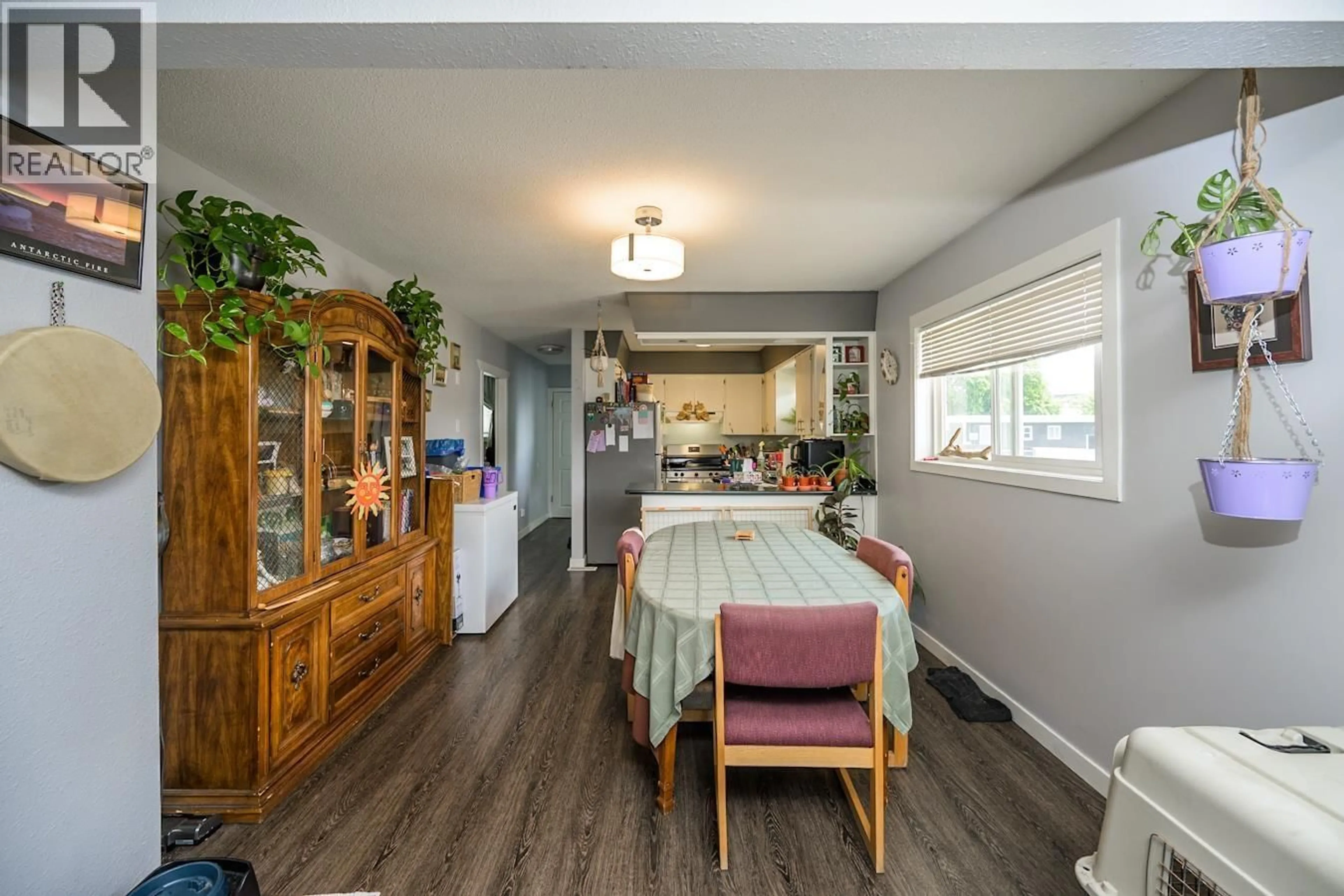 Dining room, wood/laminate floor for 1918 VINE STREET, Prince George British Columbia V2L2W8