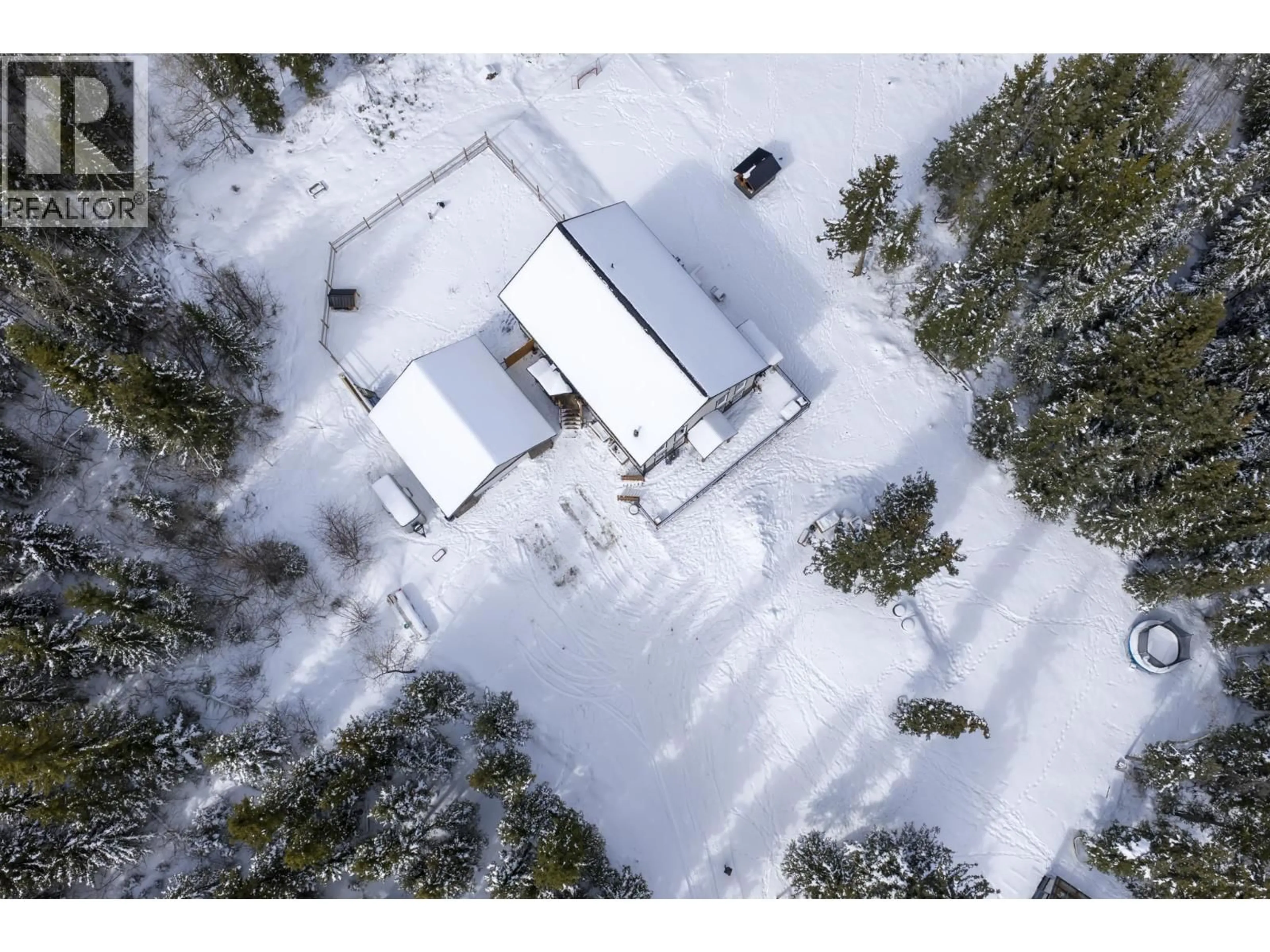 A pic from outside/outdoor area/front of a property/back of a property/a pic from drone, street for 13891 SWEET ROAD, Vanderhoof British Columbia V0J3A1