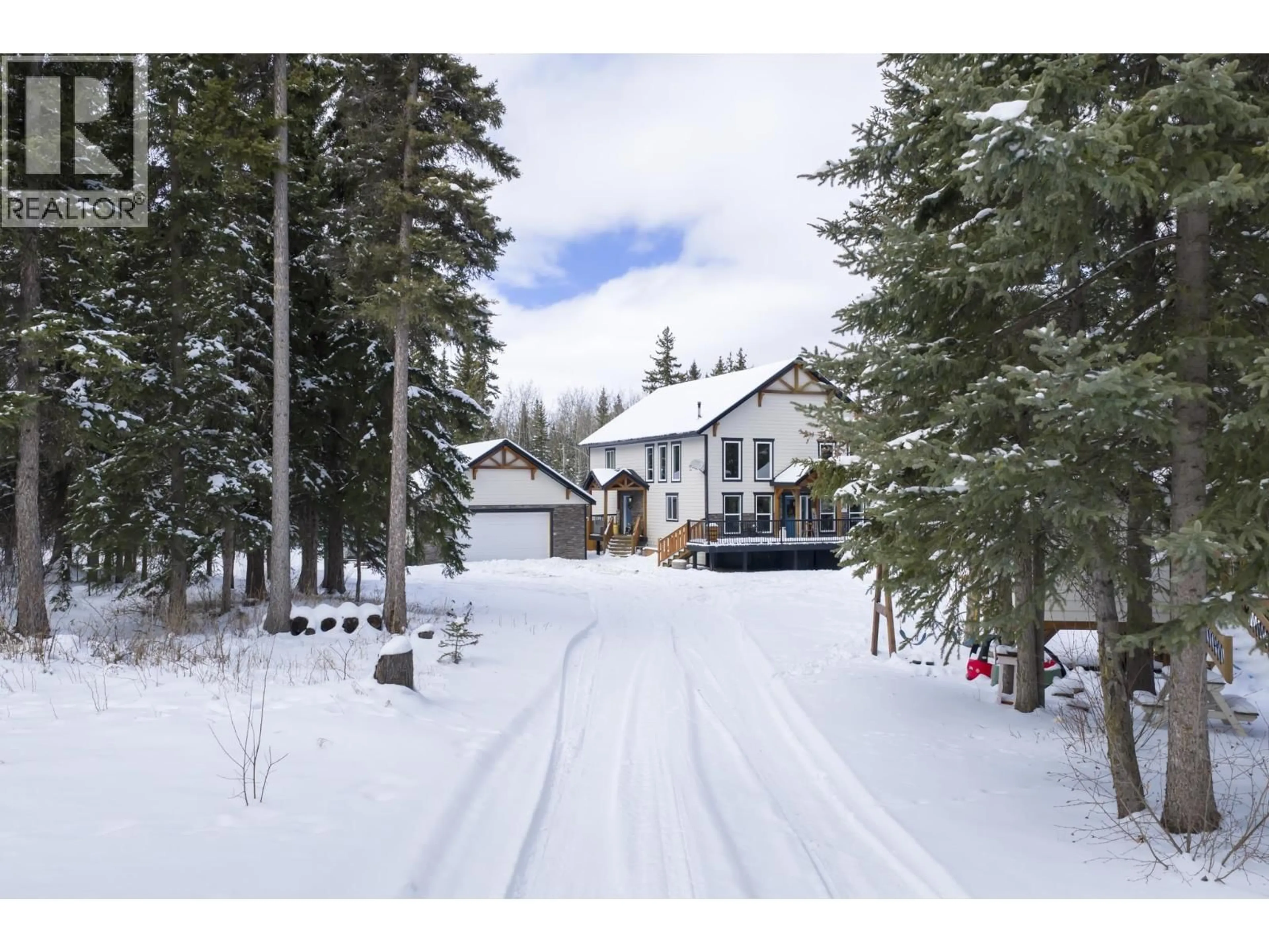 A pic from outside/outdoor area/front of a property/back of a property/a pic from drone, street for 13891 SWEET ROAD, Vanderhoof British Columbia V0J3A1