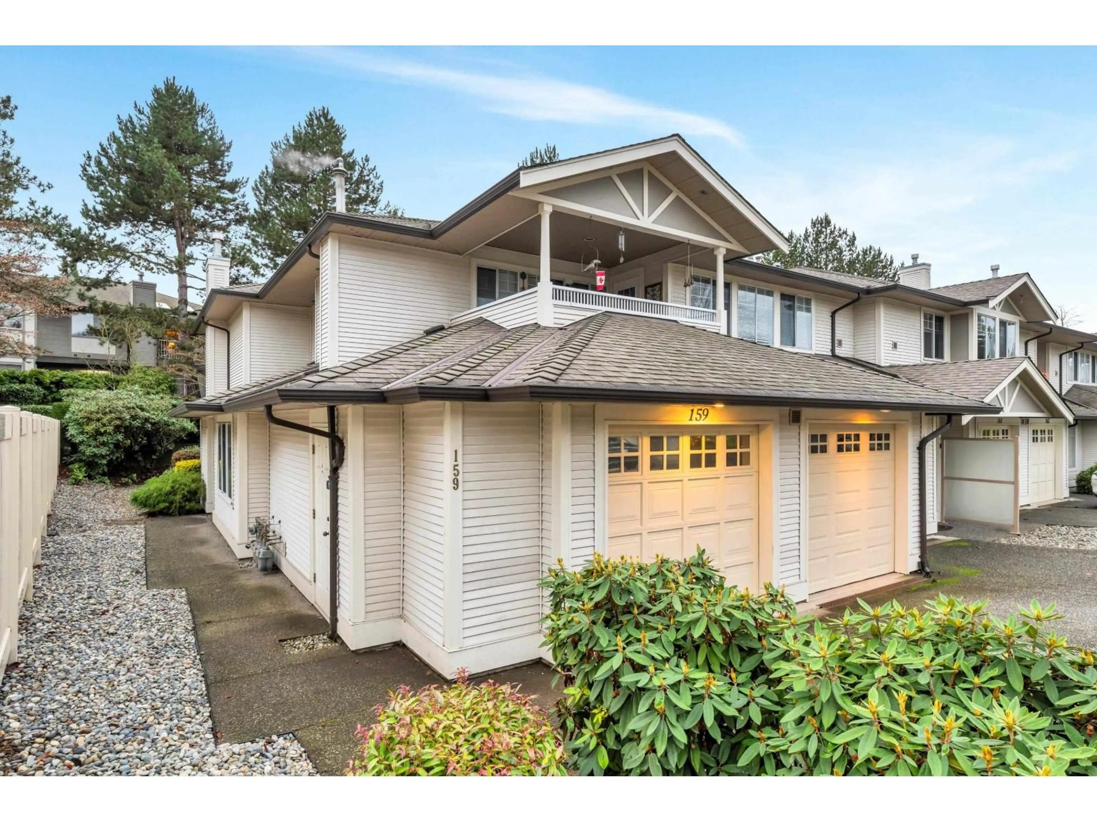 Home with vinyl exterior material, street for 159 - 20391 96 AVENUE, Langley British Columbia V1M2L2