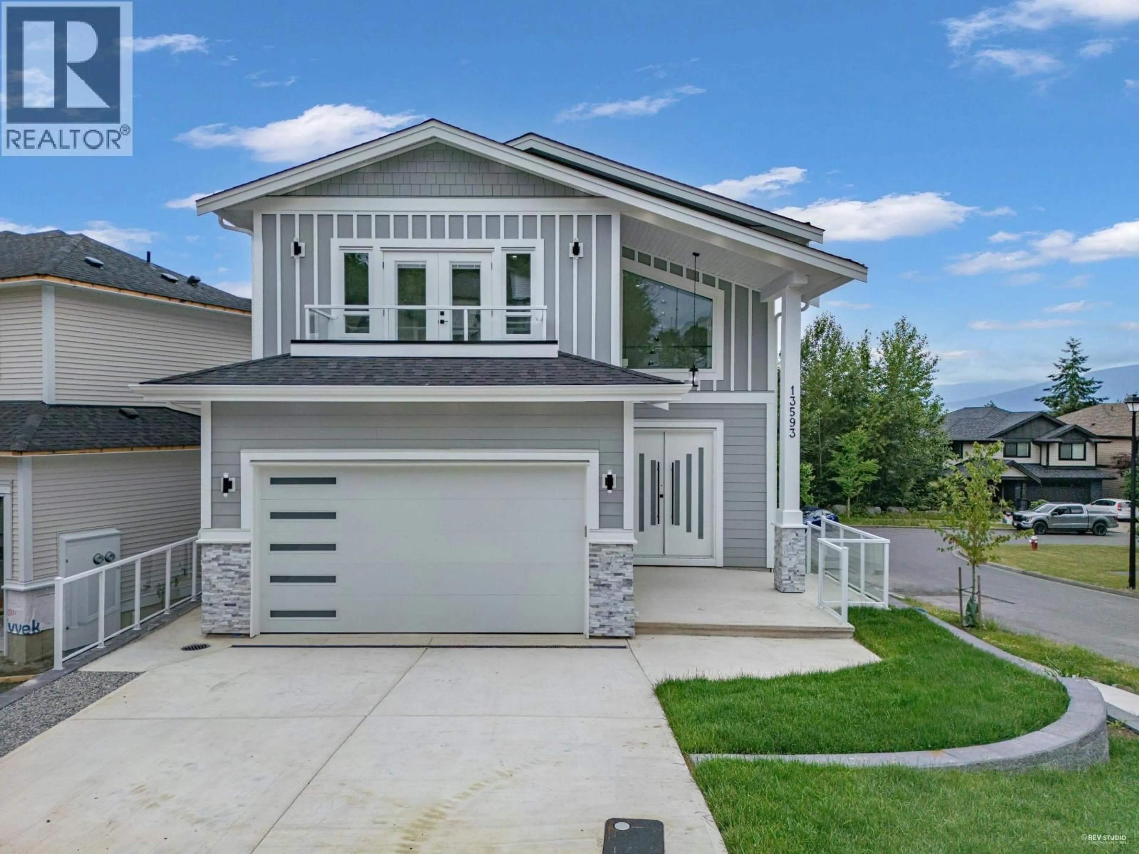 Home with vinyl exterior material, street for 13593 BIRDTAIL DRIVE, Maple Ridge British Columbia V4R0J2