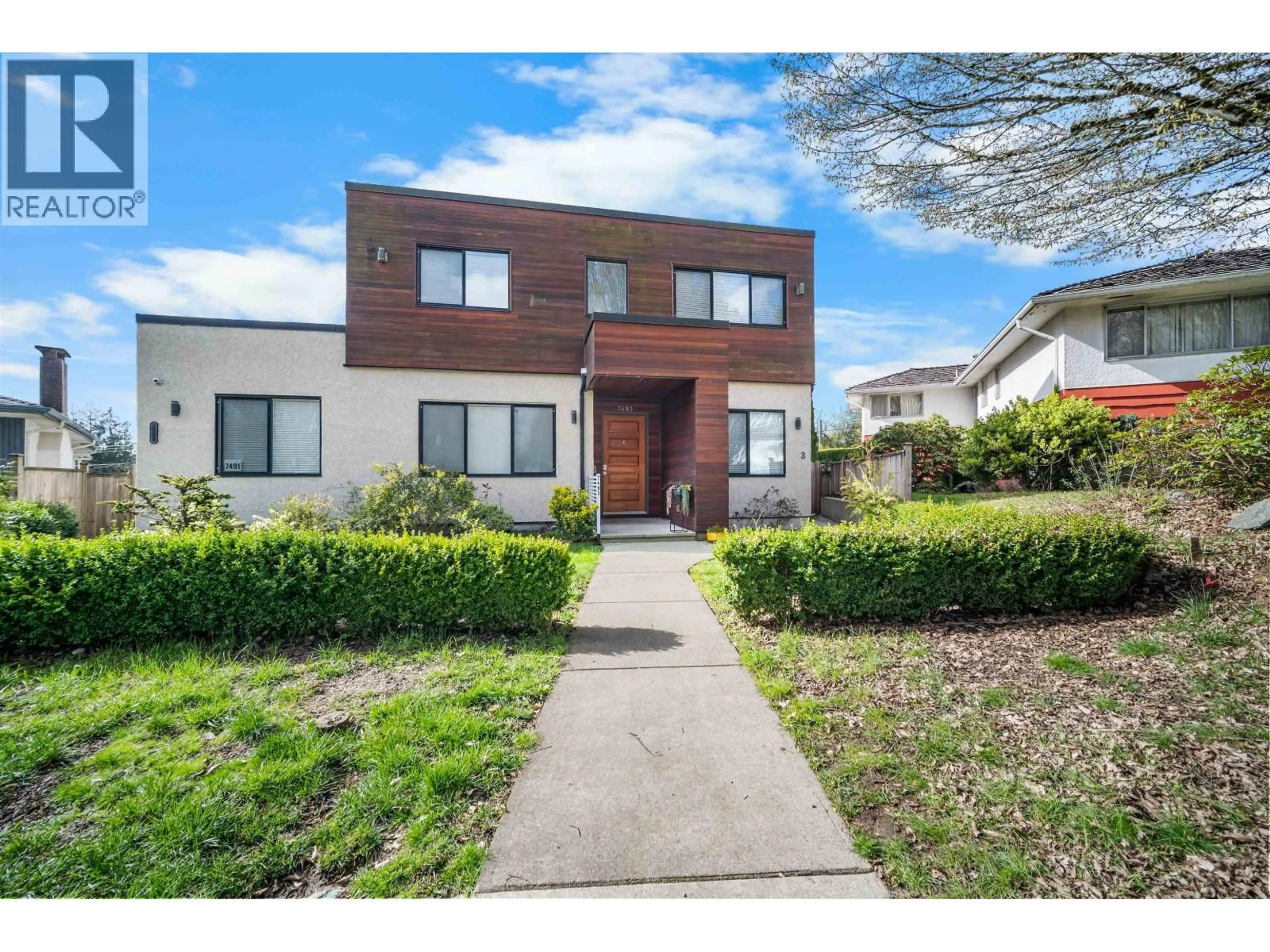 Home with brick exterior material, street for 7493 GATINEAU PLACE, Vancouver British Columbia V5S2S3