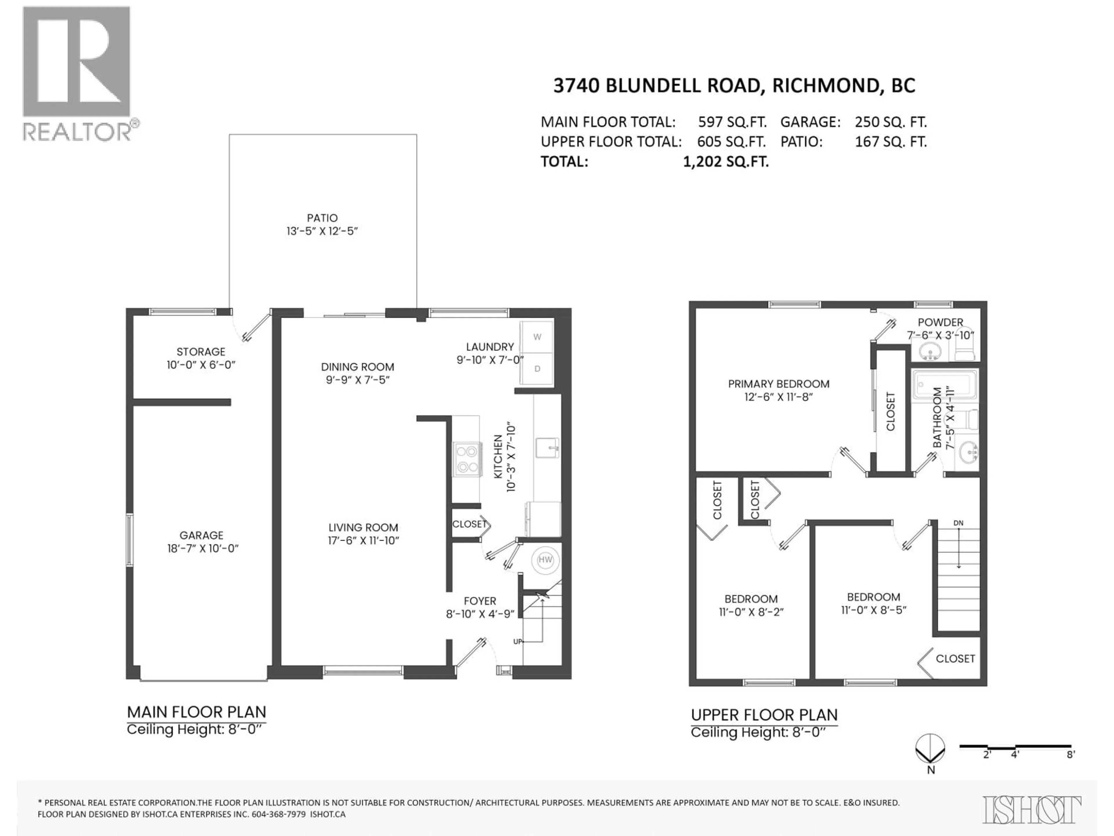 Floor plan for 3740 BLUNDELL ROAD, Richmond British Columbia V7C1G4