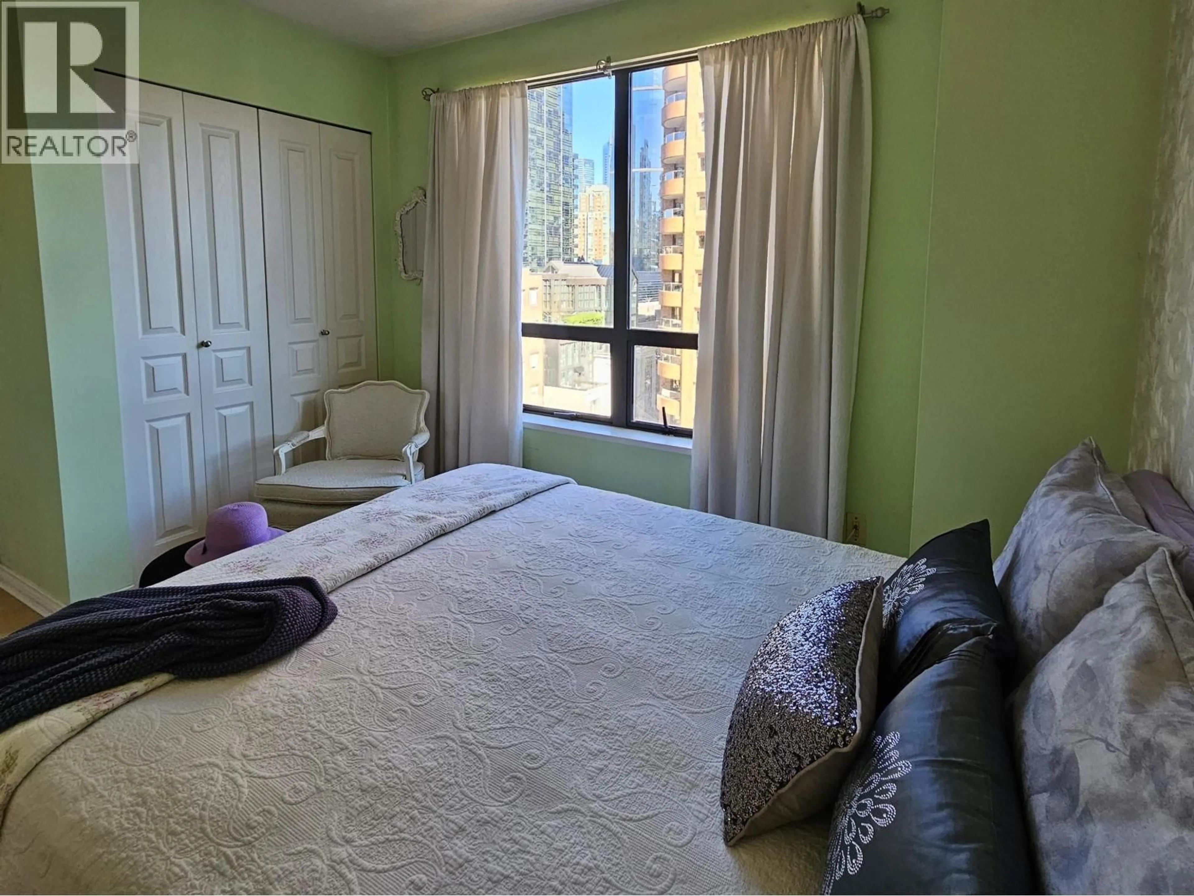 Bedroom with bed, unknown for 1003 - 1189 HOWE STREET, Vancouver British Columbia V6Z2X4