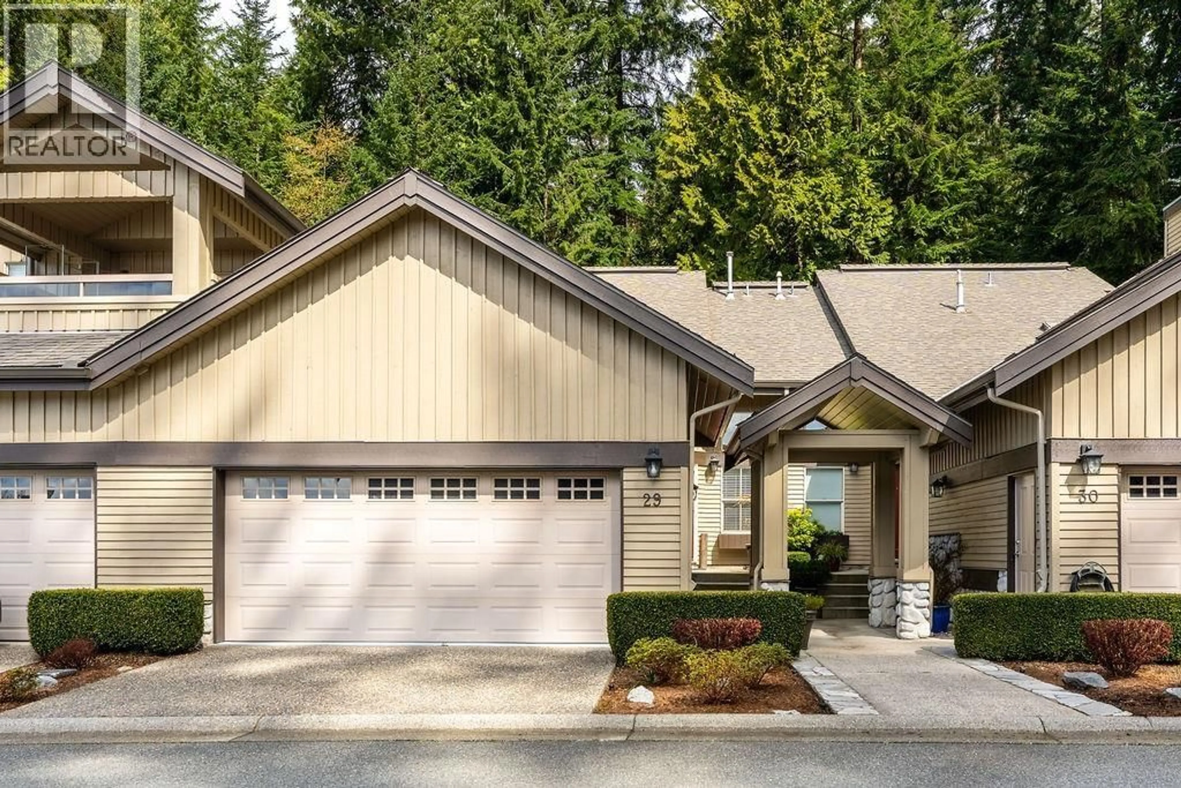 Home with vinyl exterior material, street for 29 - 1550 LARKHALL CRESCENT, North Vancouver British Columbia V7H2Z2