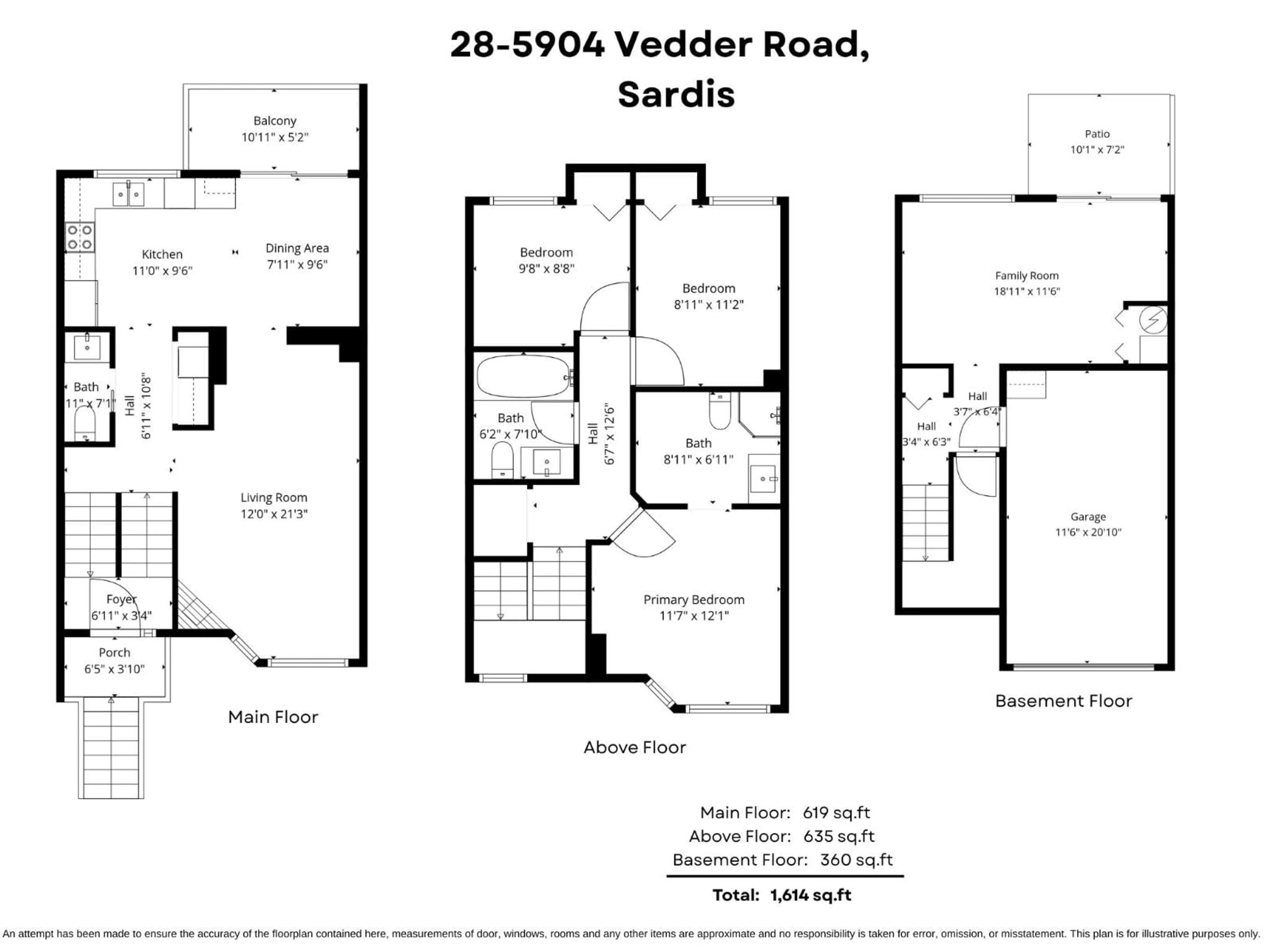 Floor plan for 28 - 5904 VEDDER ROAD, Chilliwack British Columbia V2R3E7