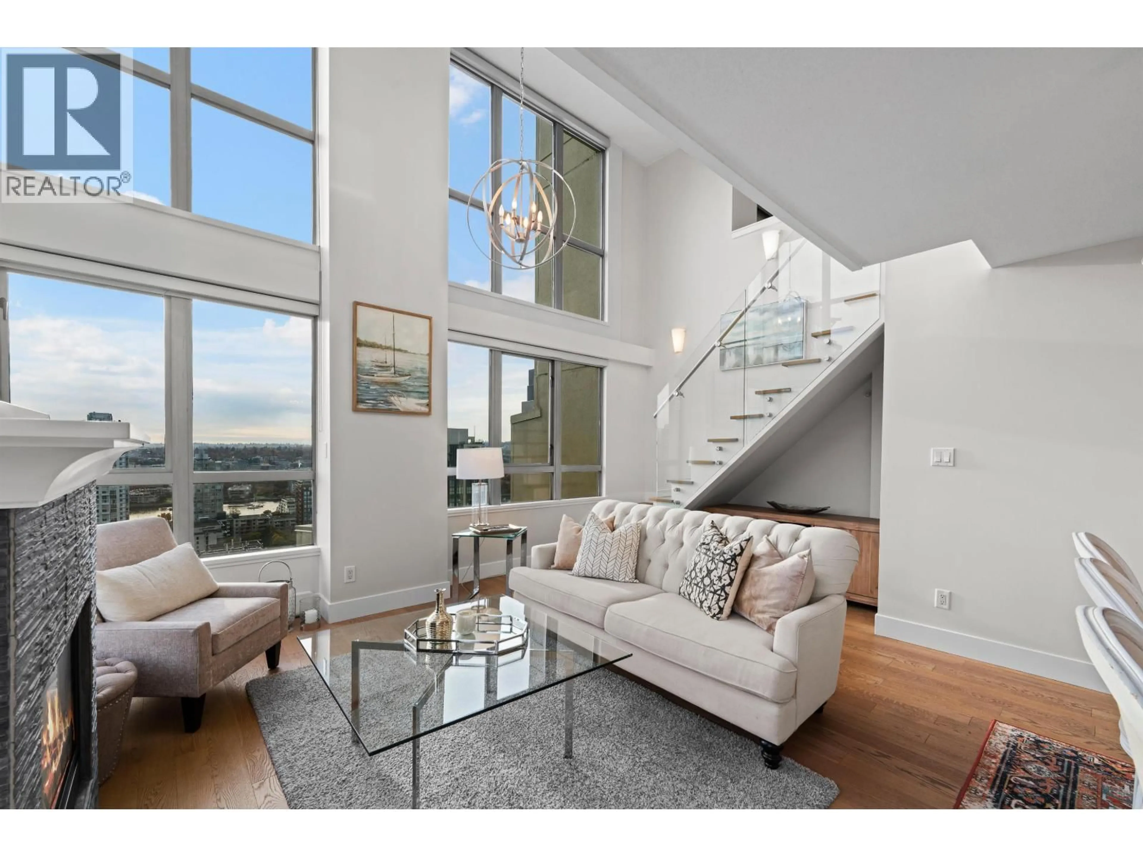 Living room with furniture, unknown for 2204 - 1238 RICHARDS STREET, Vancouver British Columbia V6B6M6