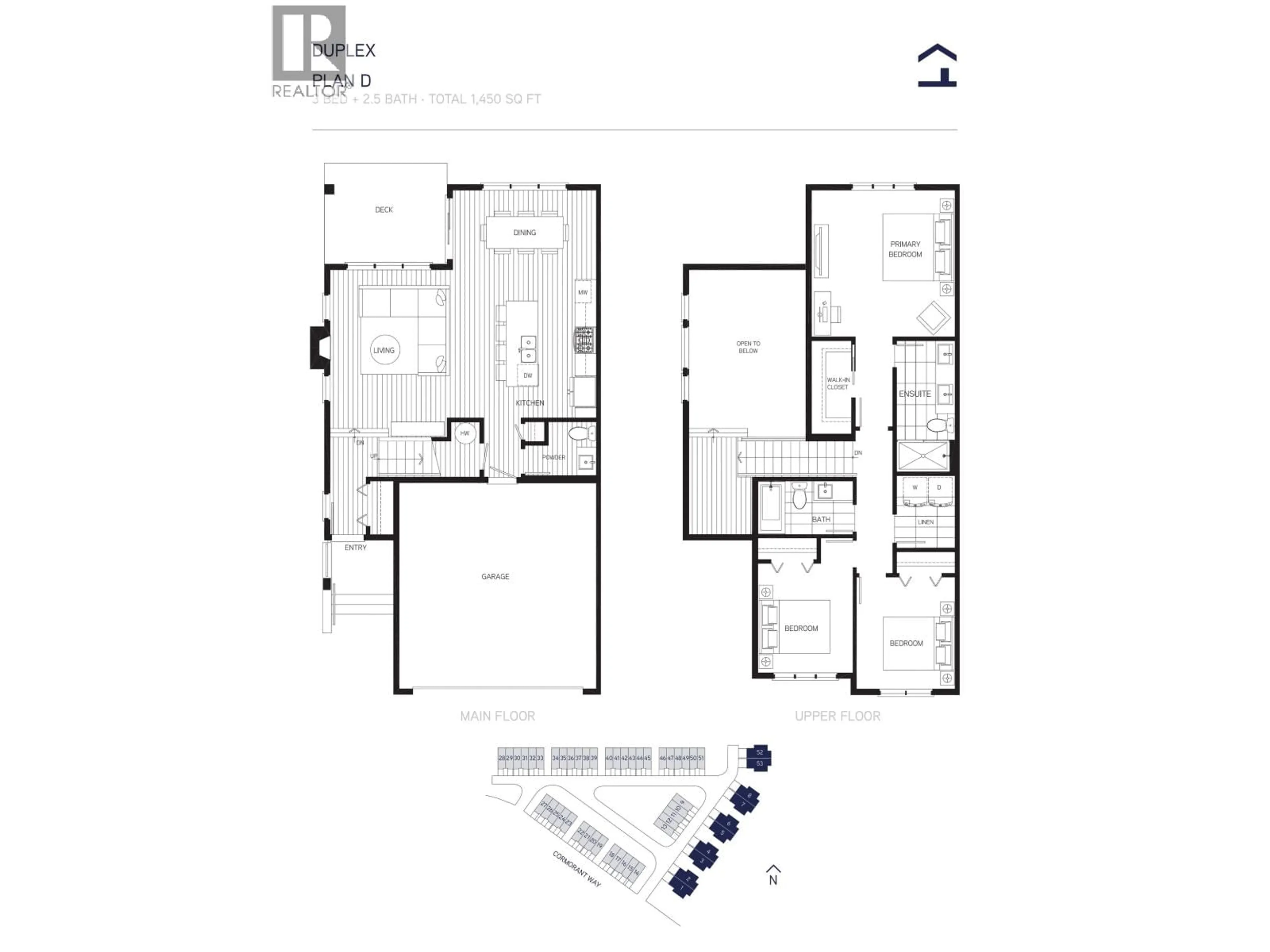 Floor plan for 4 - 4375 CORMORANT WAY, Delta British Columbia V4M0G3