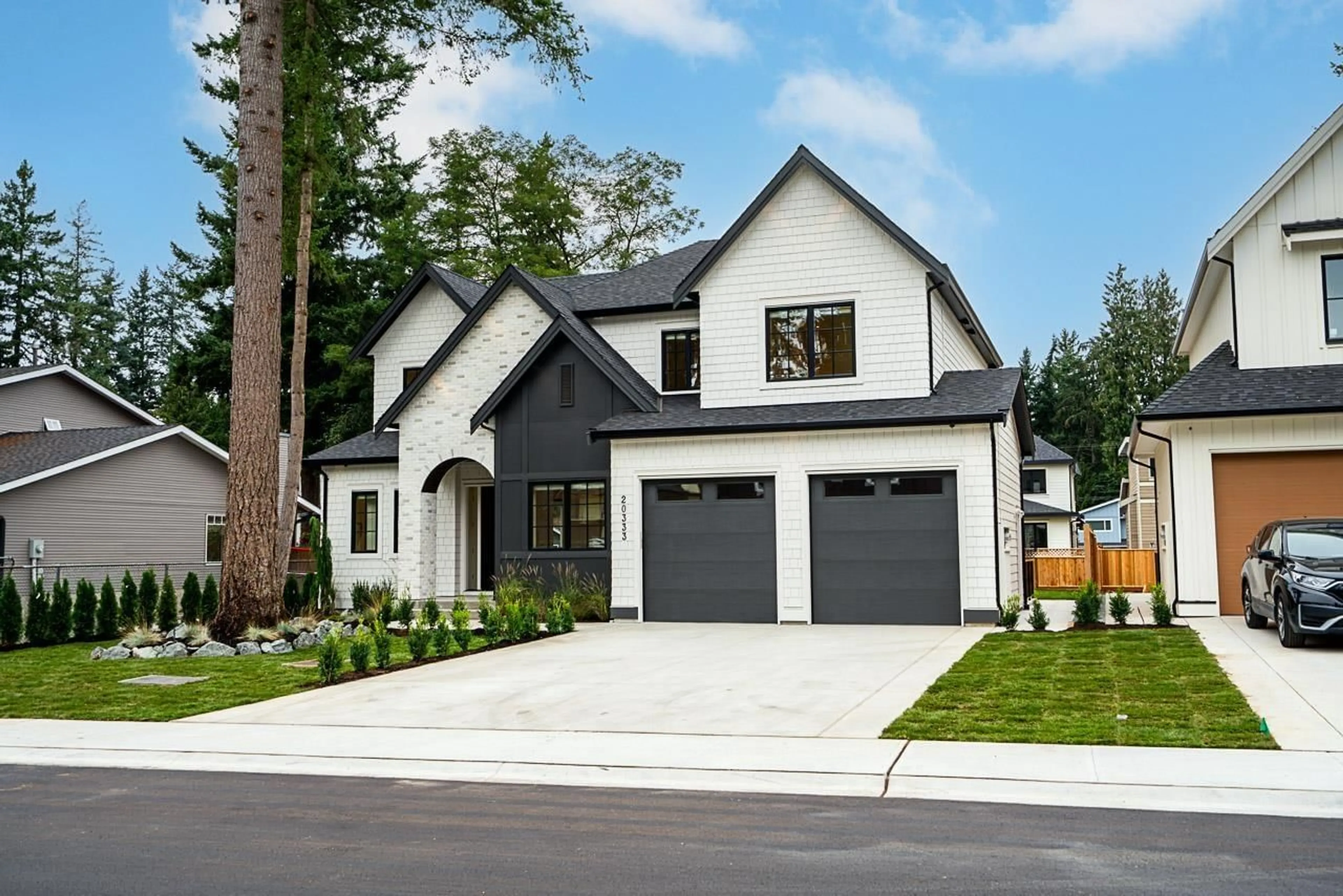 Home with brick exterior material, street for 20333 41A AVENUE, Langley British Columbia V3A2Z8