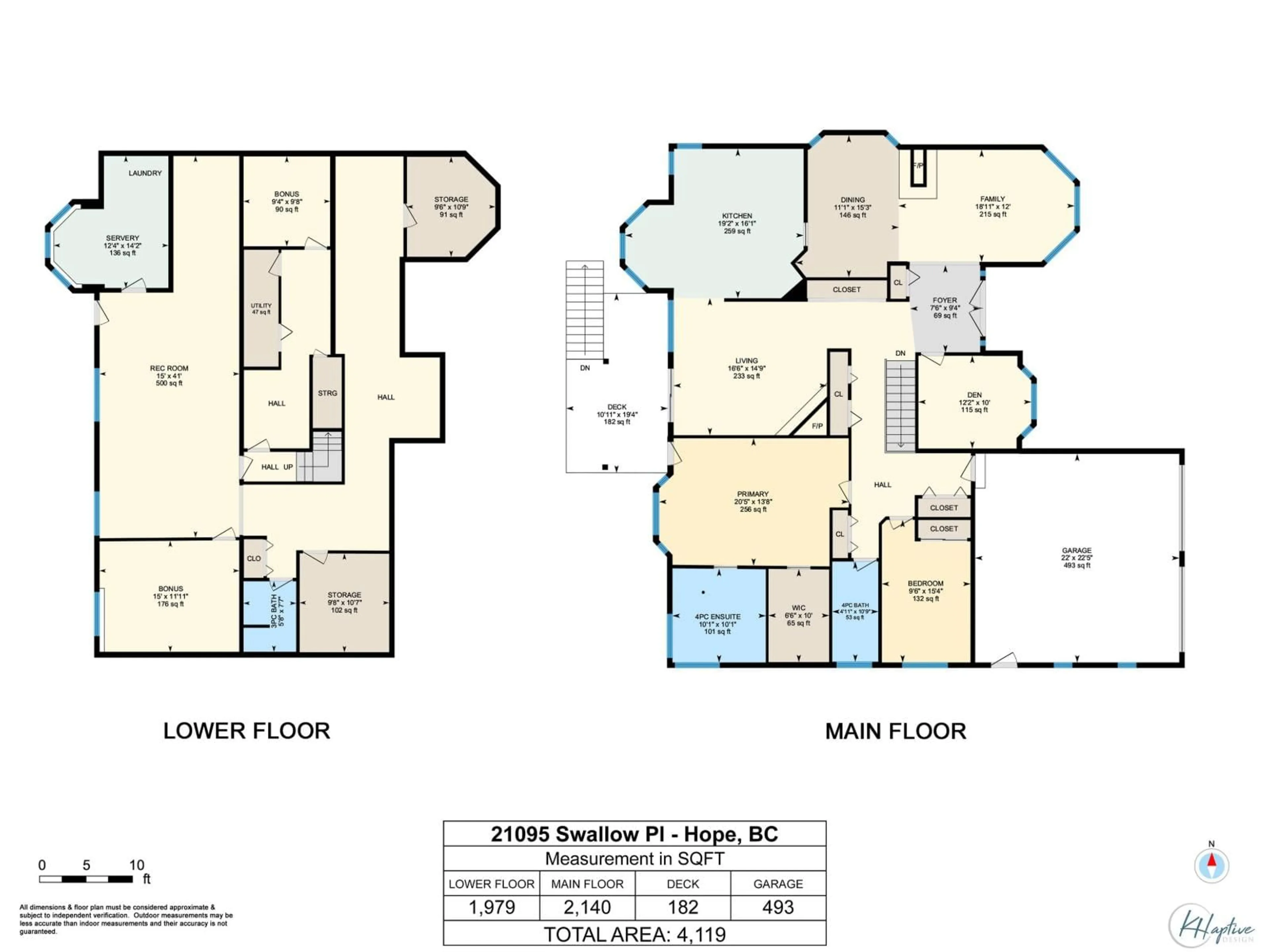 Floor plan for 21095 SWALLOW PLACE, Hope British Columbia V0X1L1