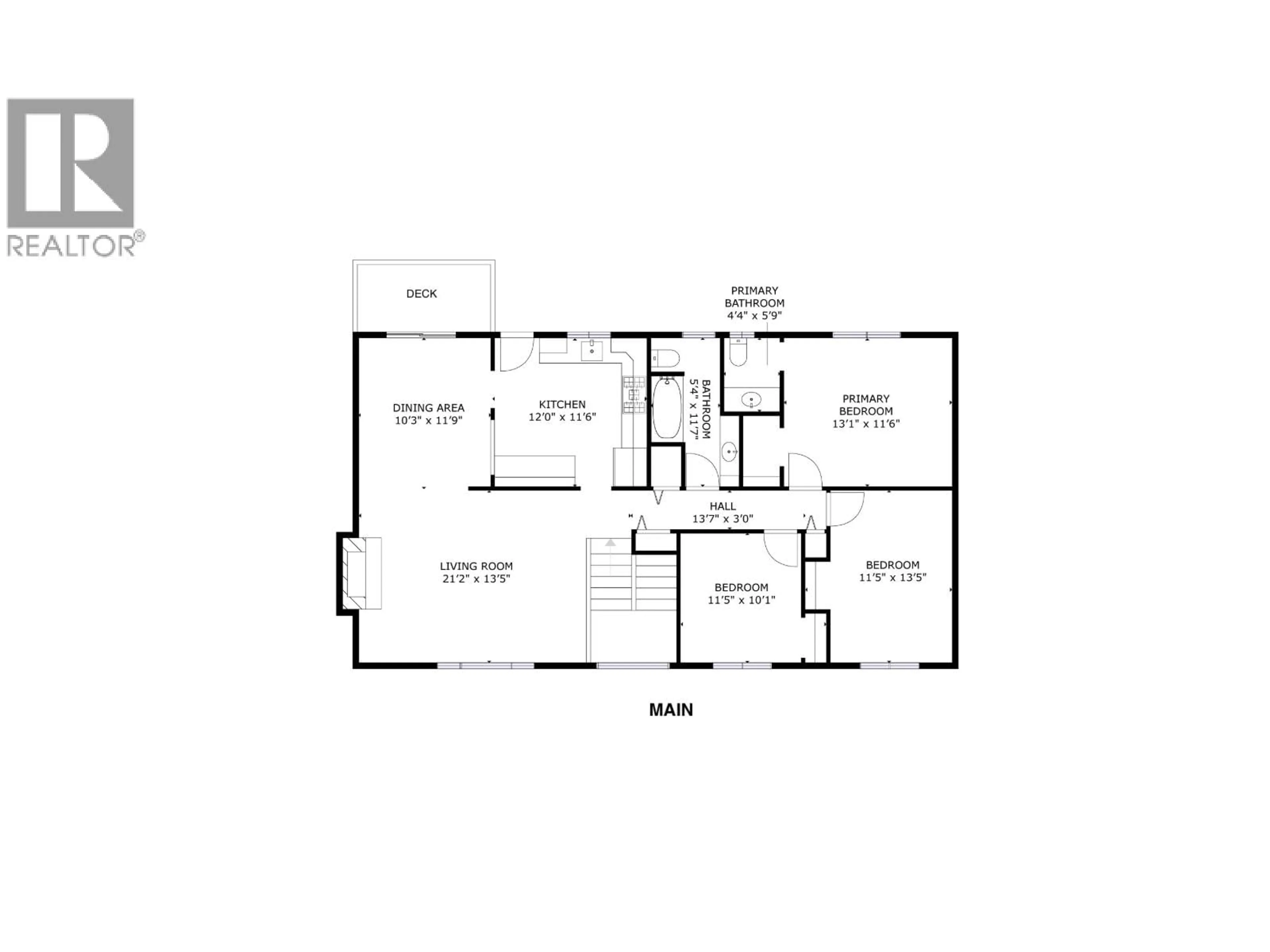 Floor plan for 11224 92 STREET, Fort St. John British Columbia V1J4Y3