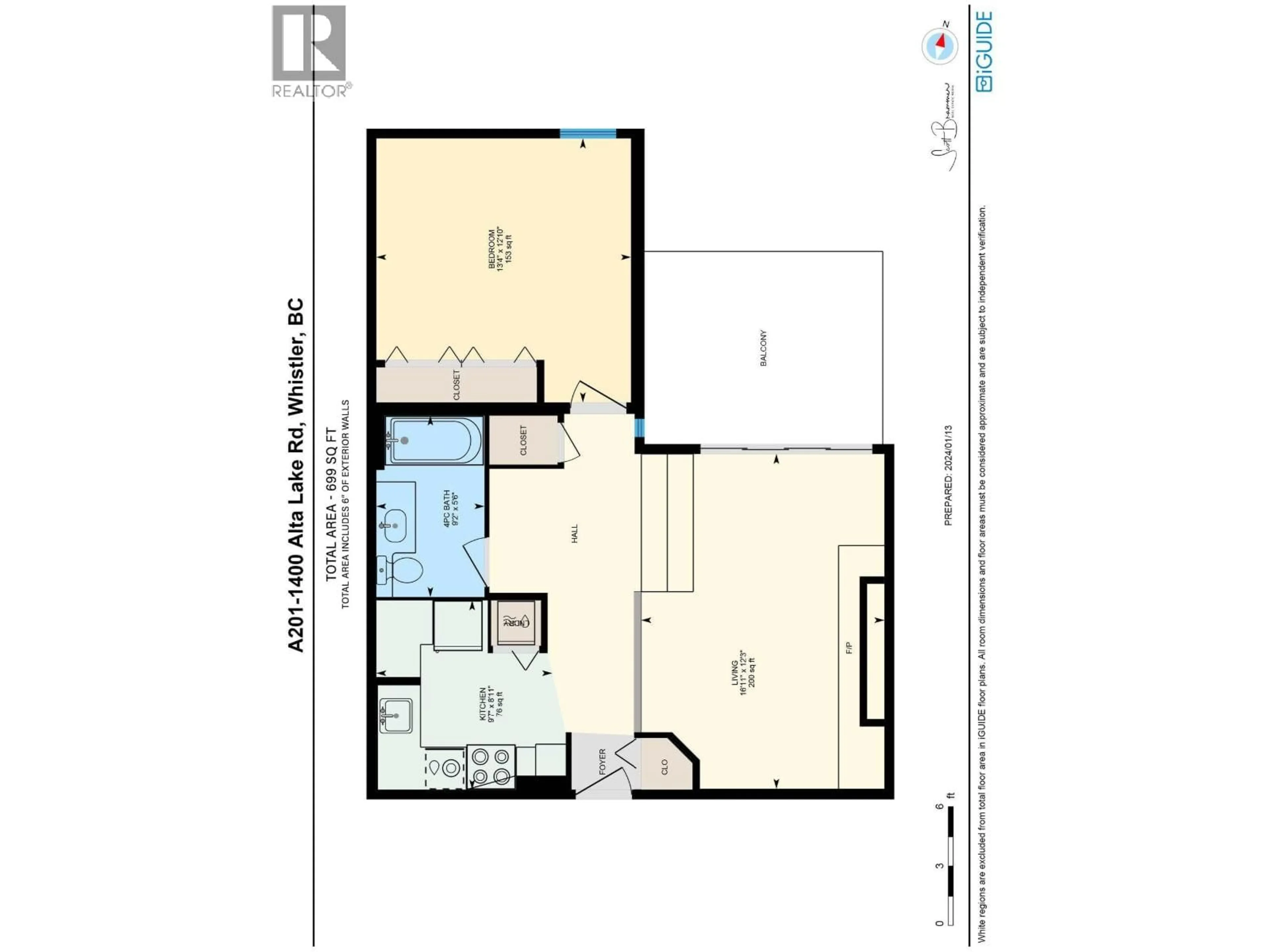 Floor plan for A201 - 1400 ALTA LAKE ROAD, Whistler British Columbia V8E0G9