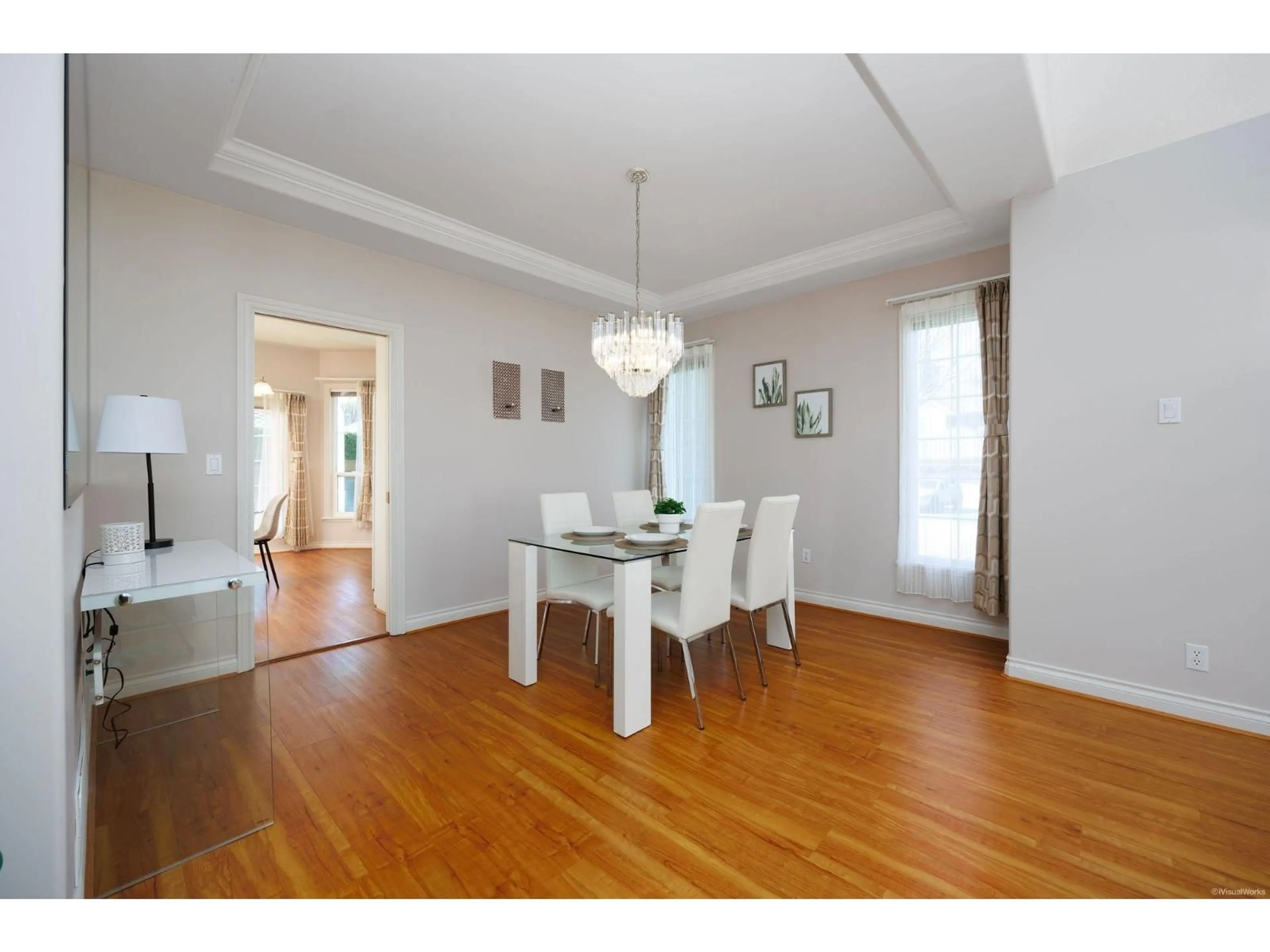 Dining room, wood/laminate floor for 2244 140A STREET, Surrey British Columbia V4A9R8