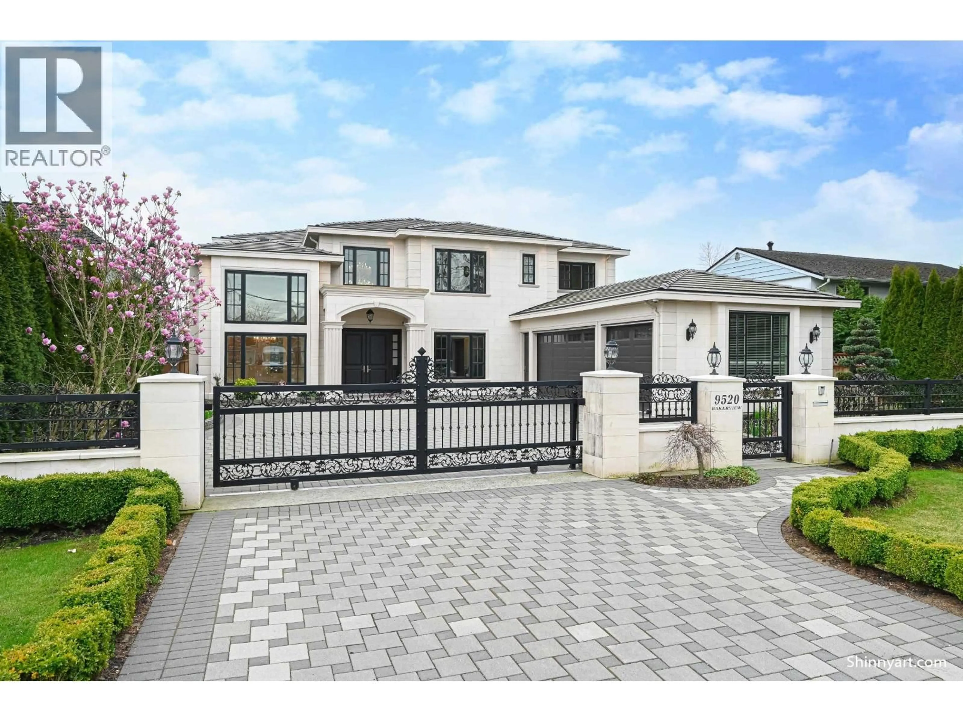 Home with brick exterior material, street for 9520 BAKERVIEW DRIVE, Richmond British Columbia V7A2A1