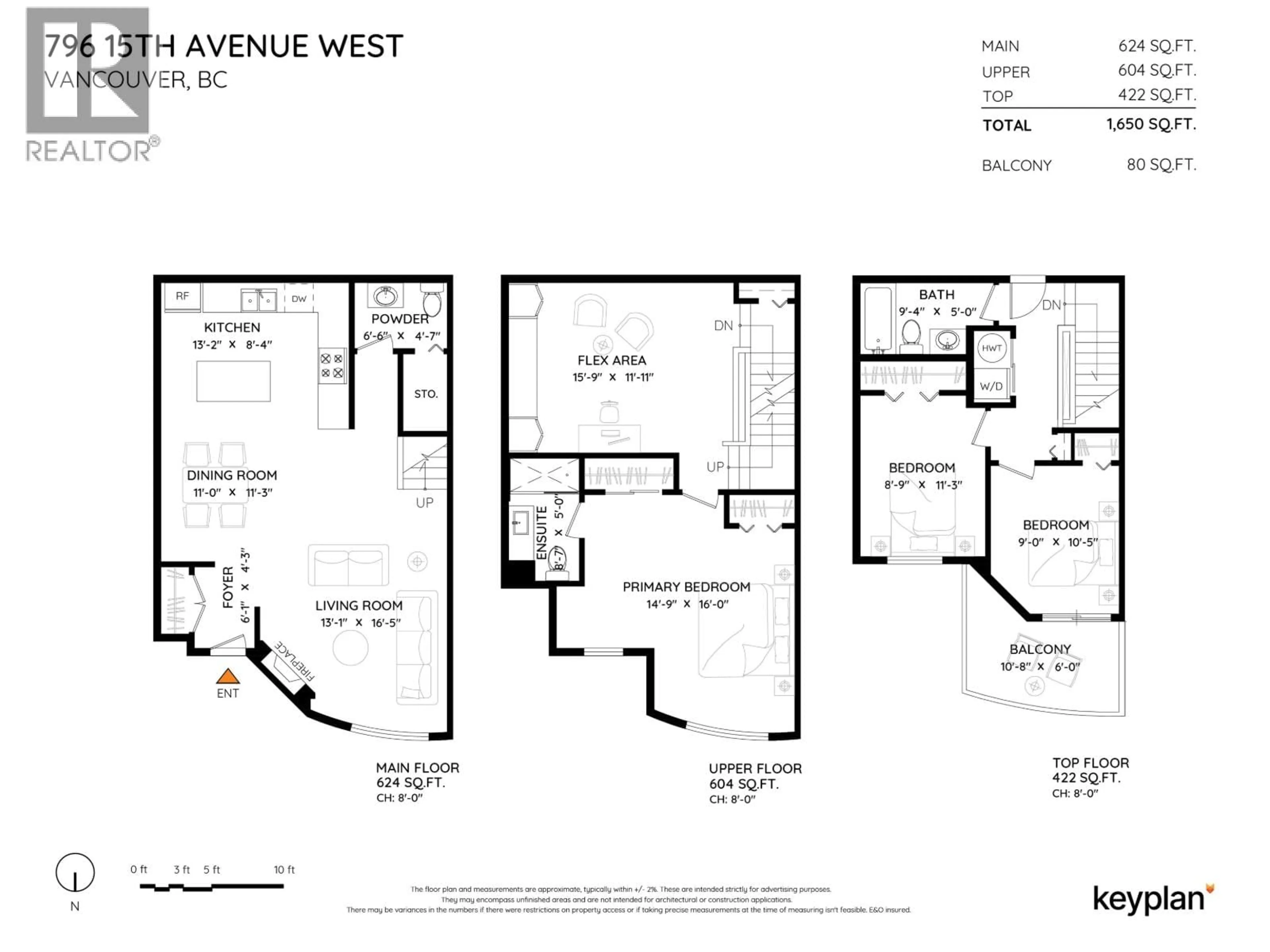 Floor plan for 796 15TH AVENUE, Vancouver British Columbia V5Z1R5