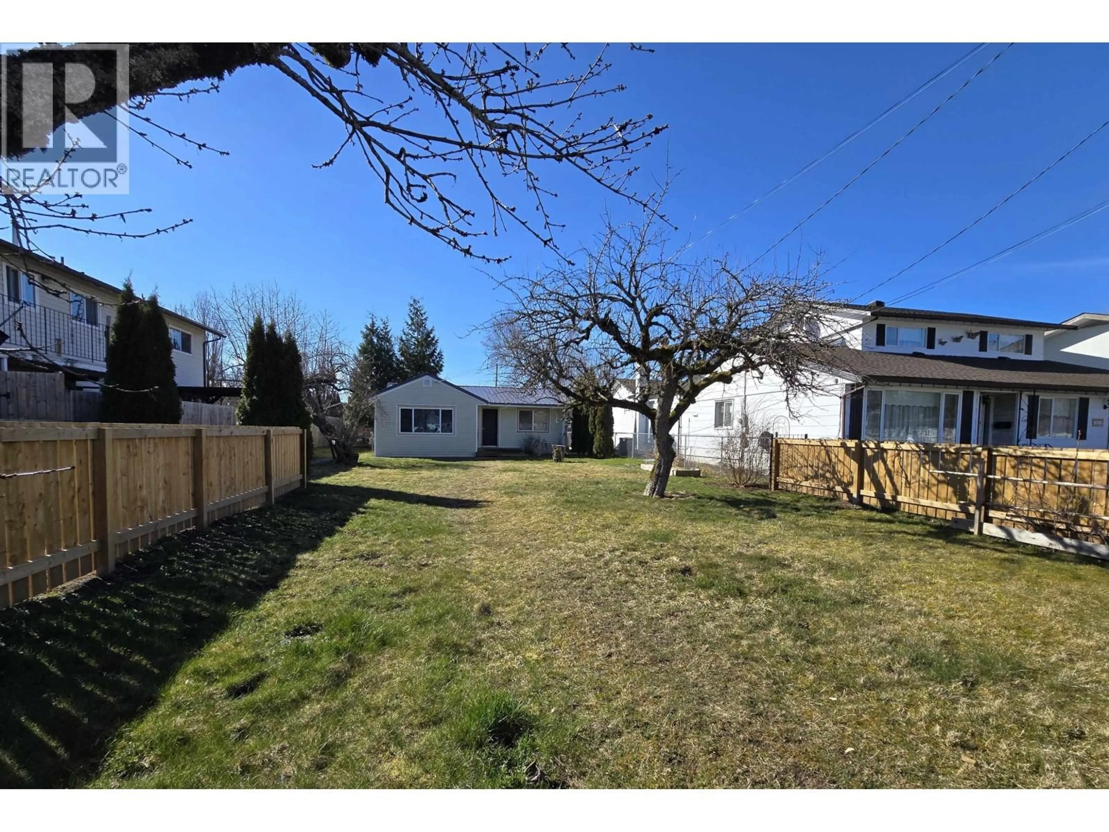 A pic from outside/outdoor area/front of a property/back of a property/a pic from drone, street for 4629 STRAUME AVENUE, Terrace British Columbia V8G2C2