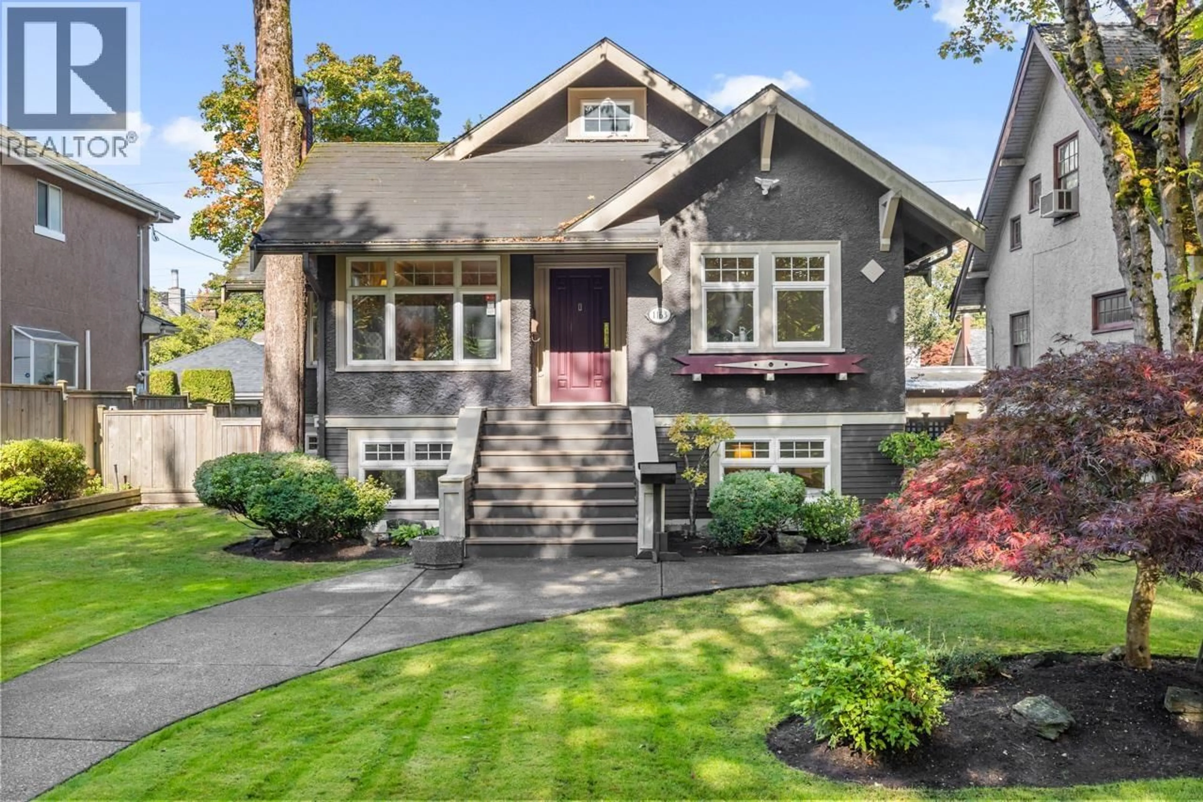 Home with vinyl exterior material, street for 1163 NANTON AVENUE, Vancouver British Columbia V6H2C4