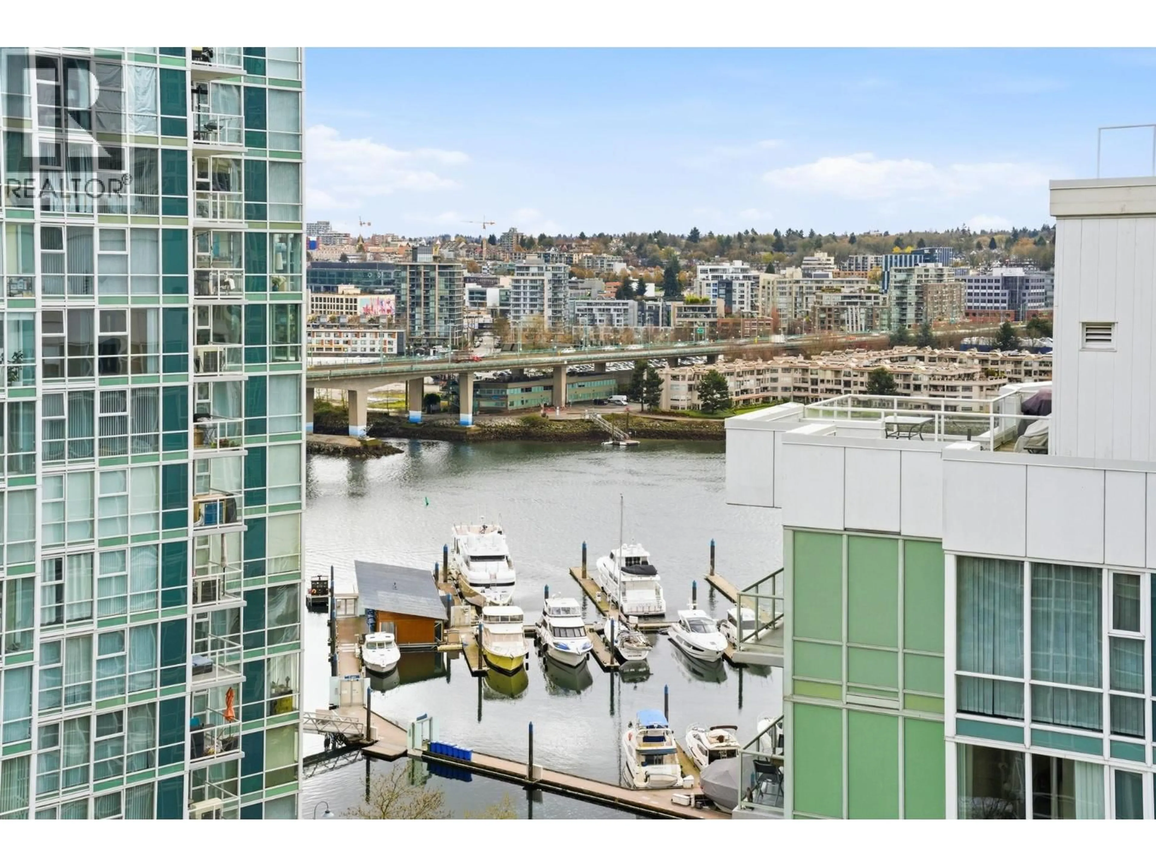 Patio, water/lake/river/ocean view for 1808 - 193 AQUARIUS MEWS, Vancouver British Columbia V6Z2Z2