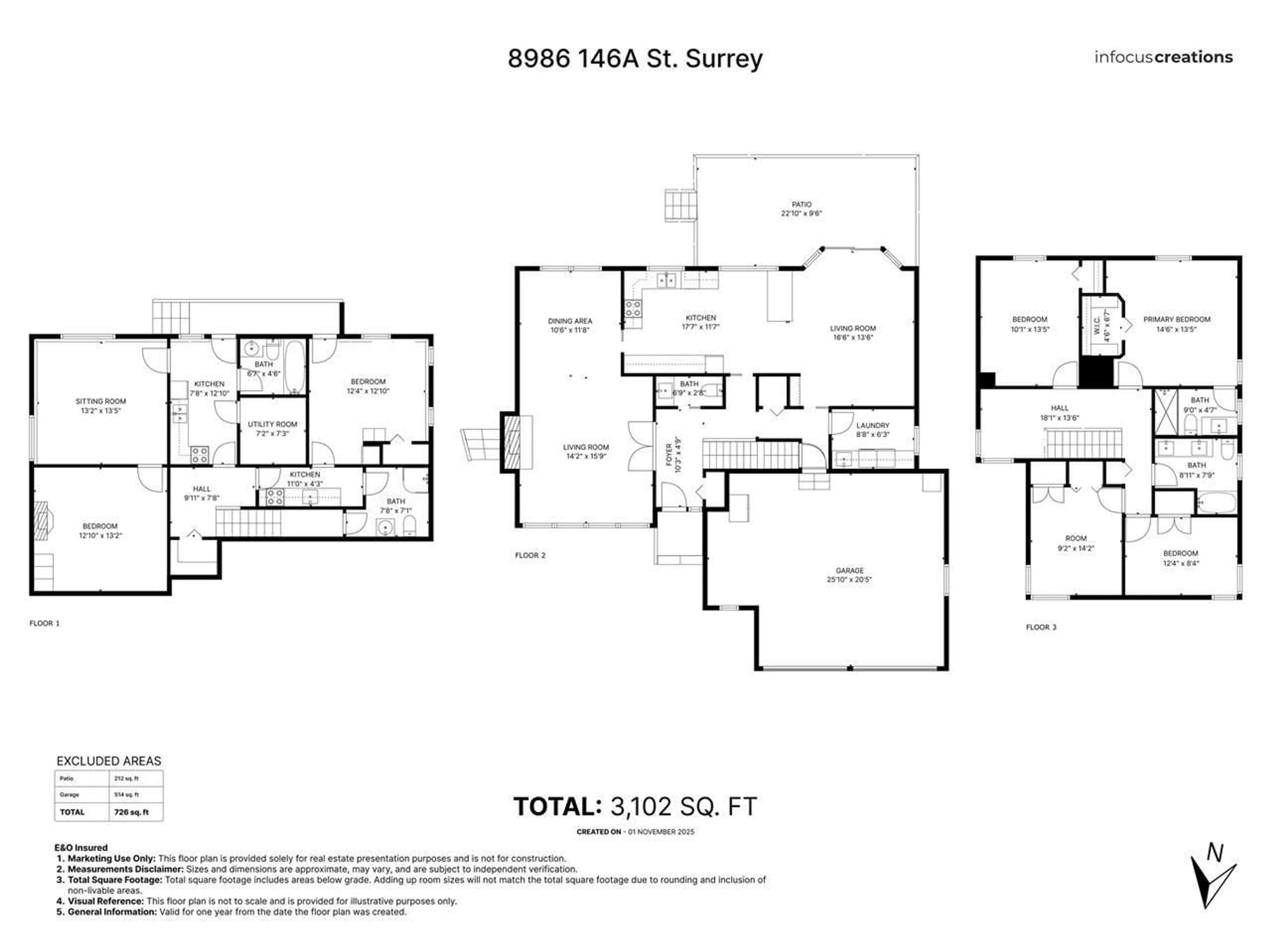 Floor plan for 8986 146A STREET, Surrey British Columbia V3R7C2
