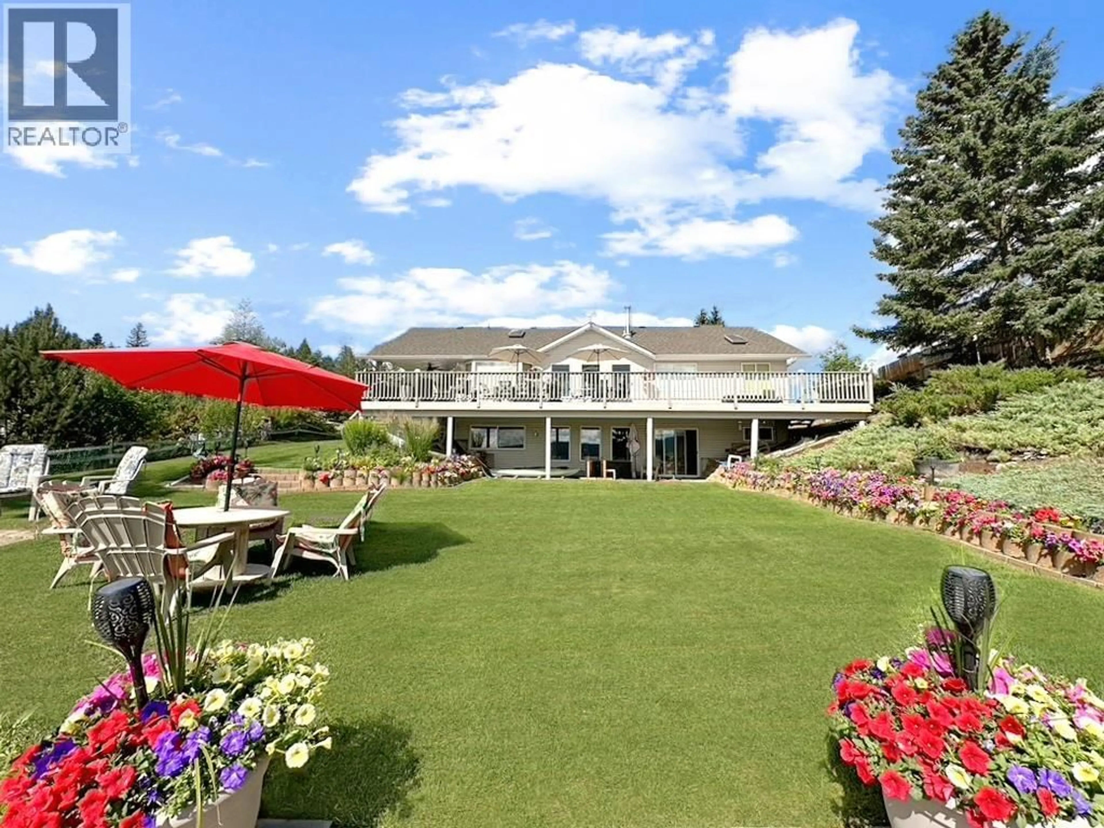 Patio, mountain view for 3439 CHIMNEY LAKE ROAD, Williams Lake British Columbia V2G5J4