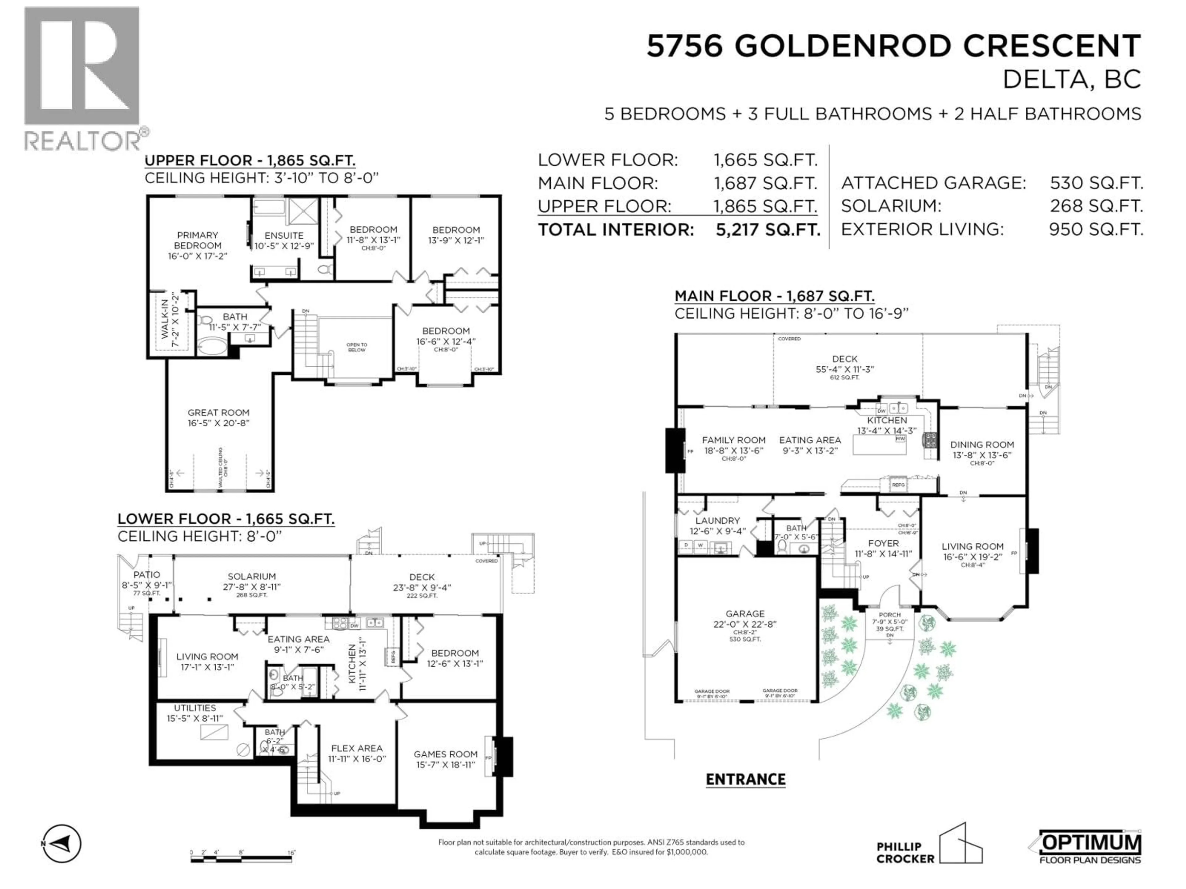 Floor plan for 5756 GOLDENROD CRESCENT, Delta British Columbia V4L2G6