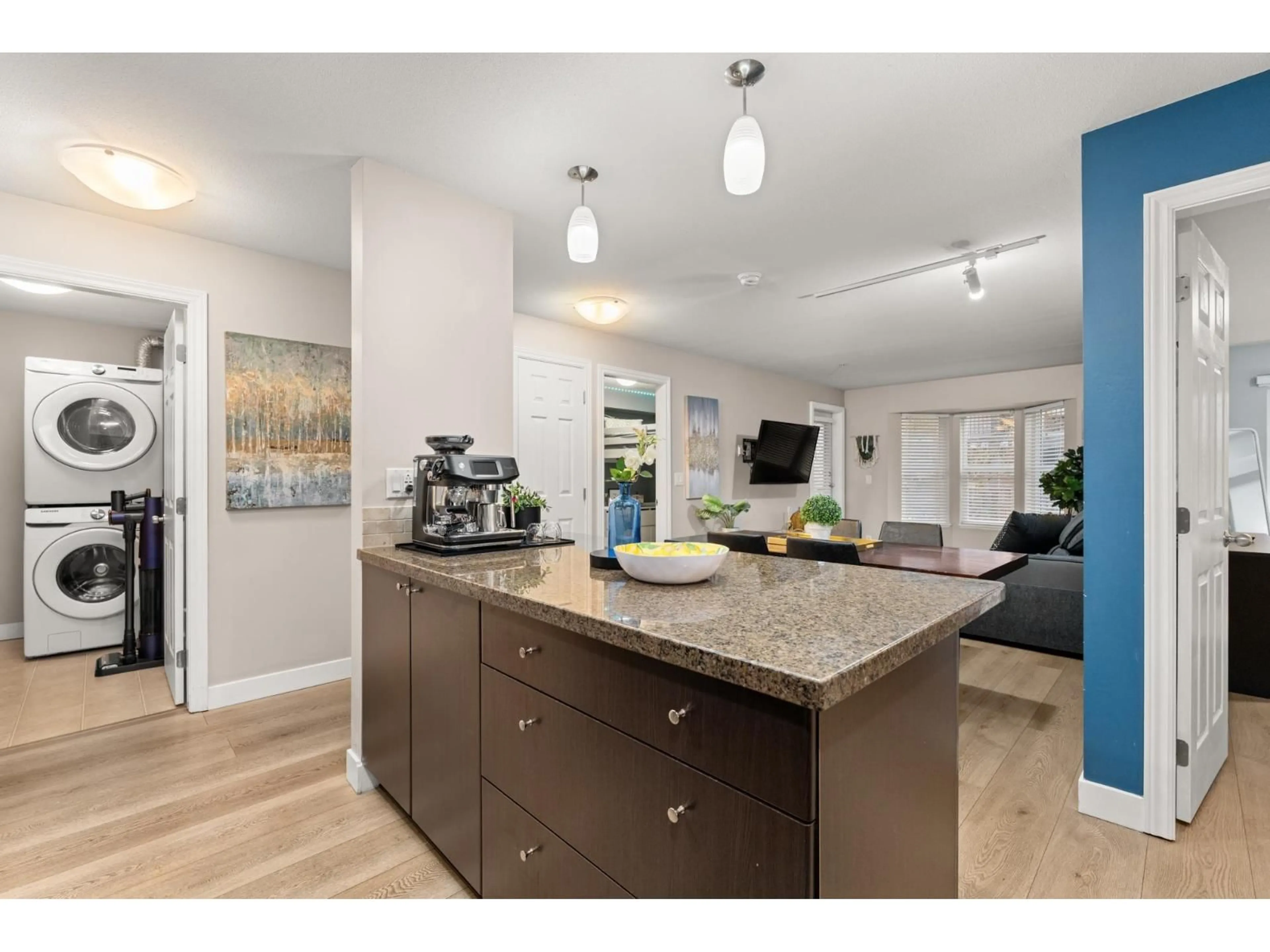 Open concept kitchen, unknown for 204 - 5454 198 STREET, Langley British Columbia V3A1G2