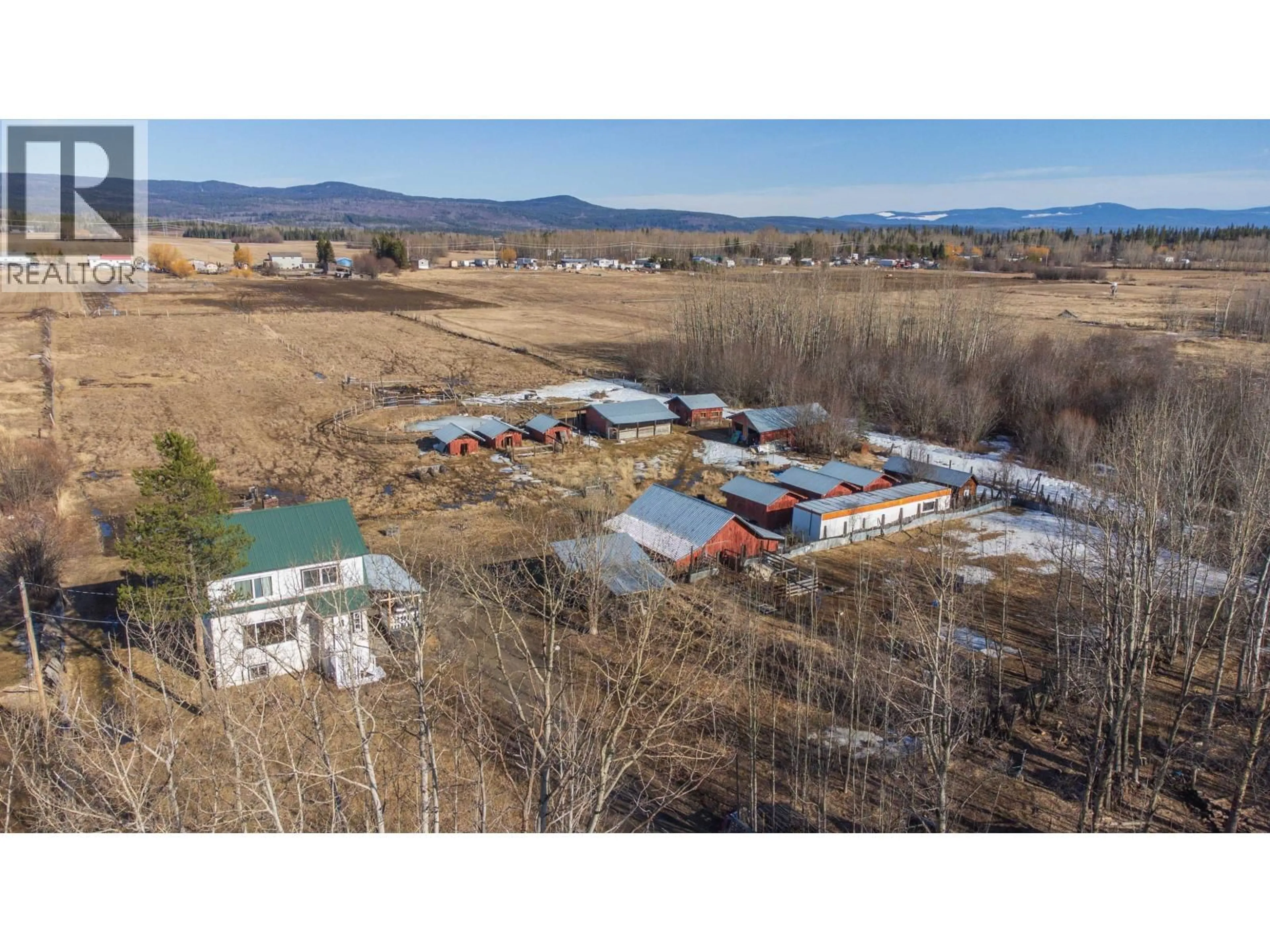 A pic from outside/outdoor area/front of a property/back of a property/a pic from drone, mountain view for 6920 SUTLEY ROAD, Prince George British Columbia V2N5X2