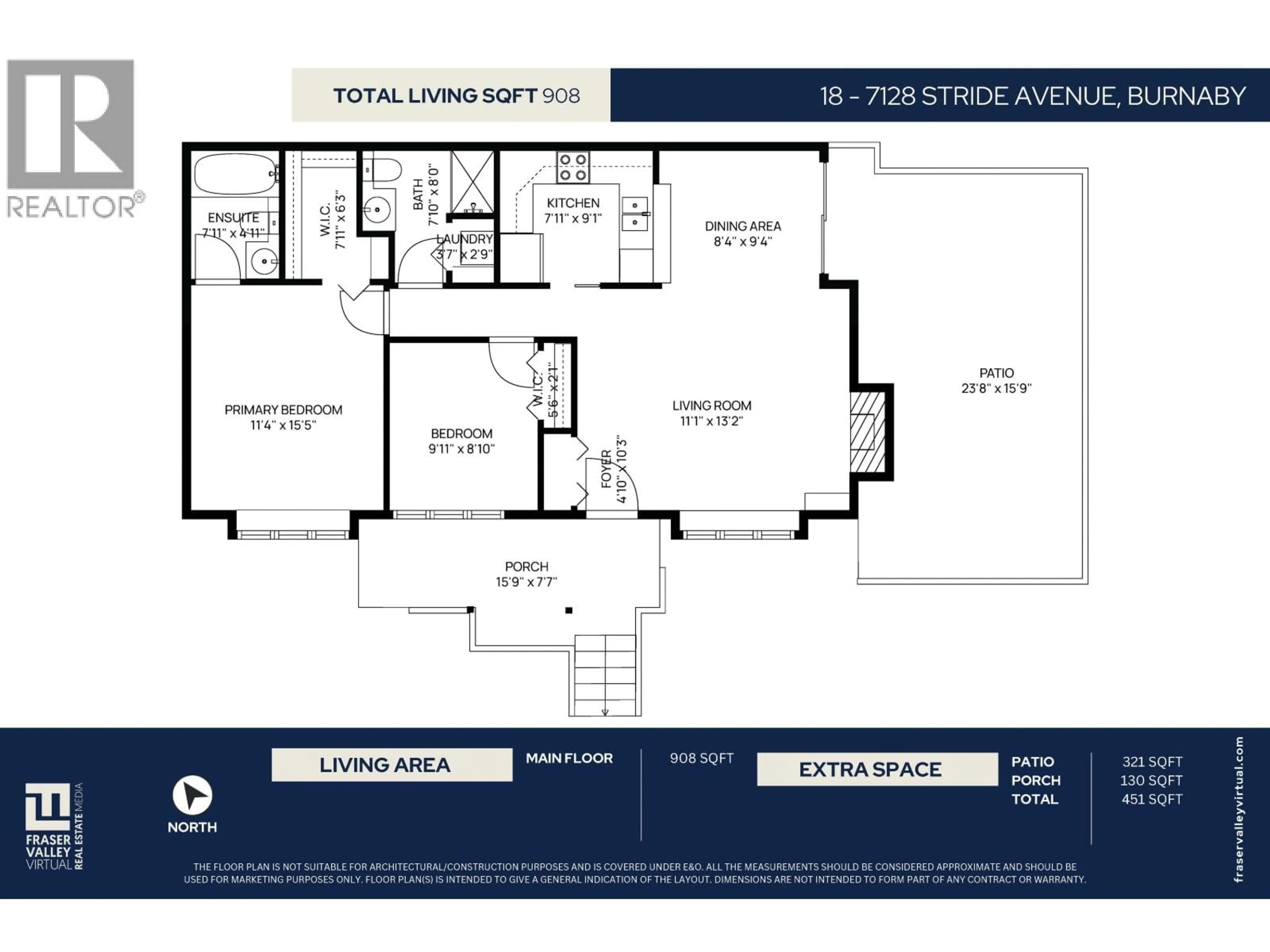 Floor plan for 18 - 7128 STRIDE AVENUE, Burnaby British Columbia V3N1T5