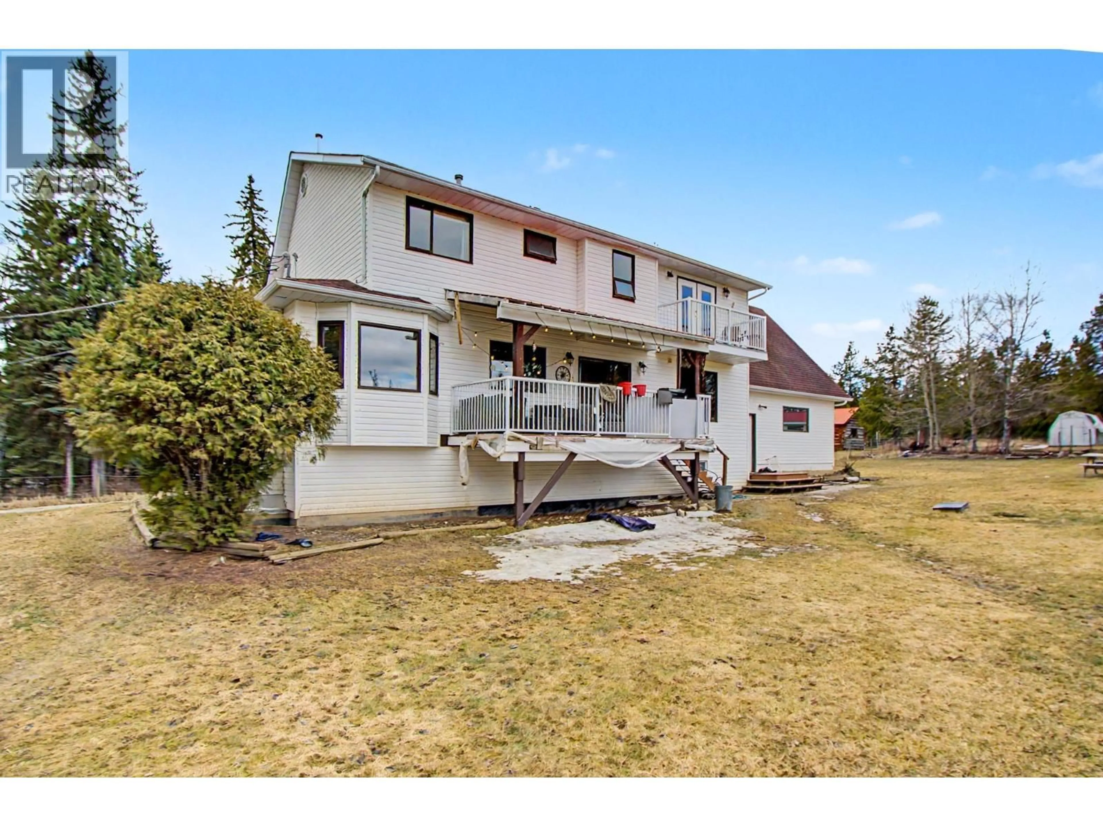 A pic from outside/outdoor area/front of a property/back of a property/a pic from drone, street for 4220 DAMMS ROAD, Prince George British Columbia V2N5X8