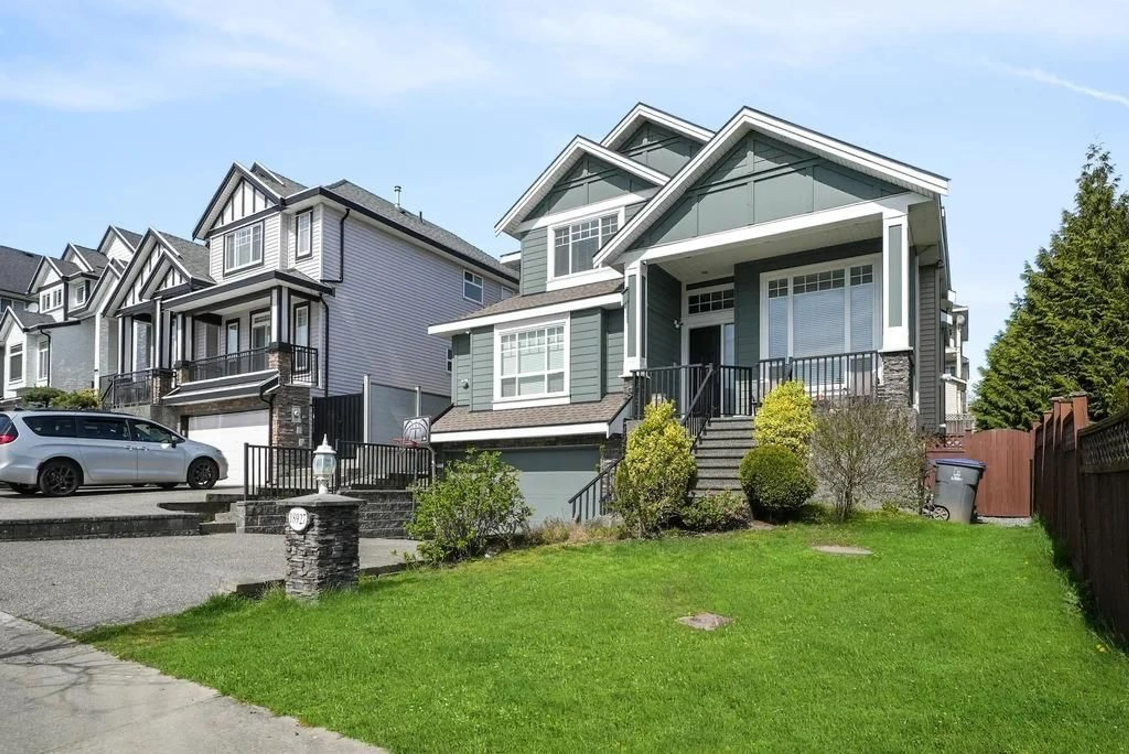 Home with vinyl exterior material, street for 18927 54A AVENUE, Surrey British Columbia V3S6R4